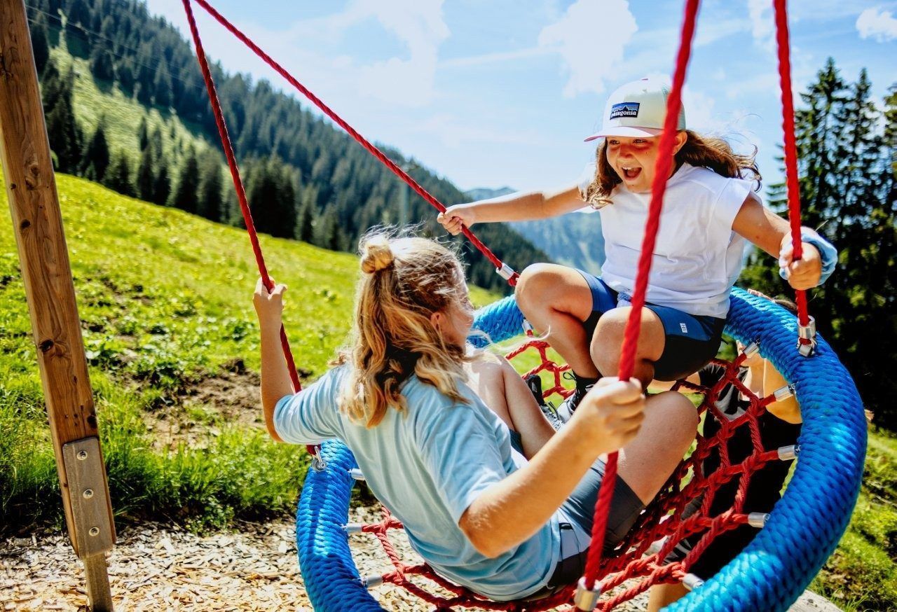 Familien mit den Kids kommen in Laterns voll auf ihre Kosten.
