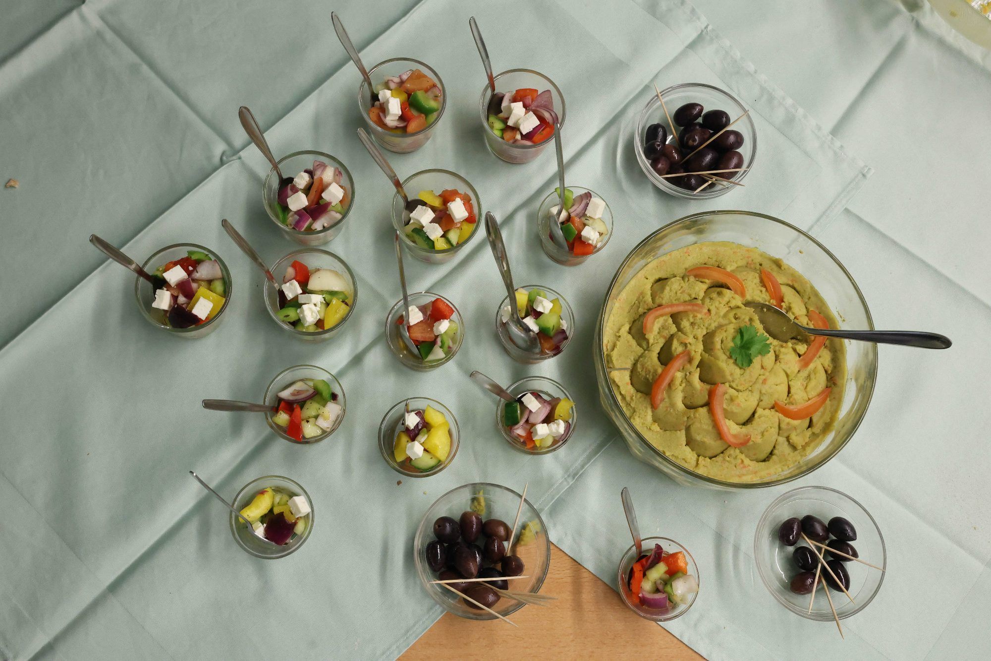 Weeitere Elemente des Buffets.
