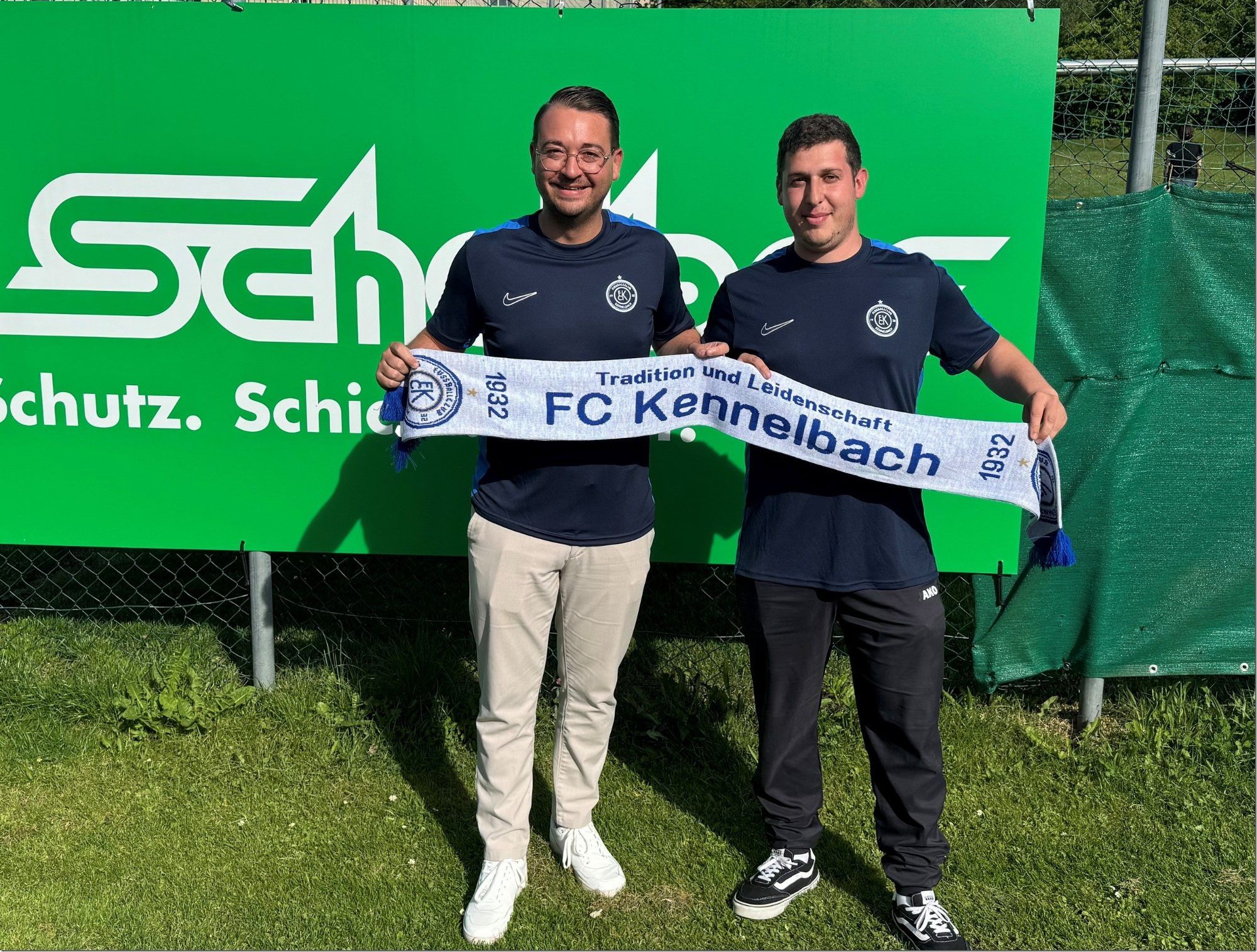 Neues Trainerduo in Kennelbach: Marc Fähnrich und Timo Lüneburger. VEREIN