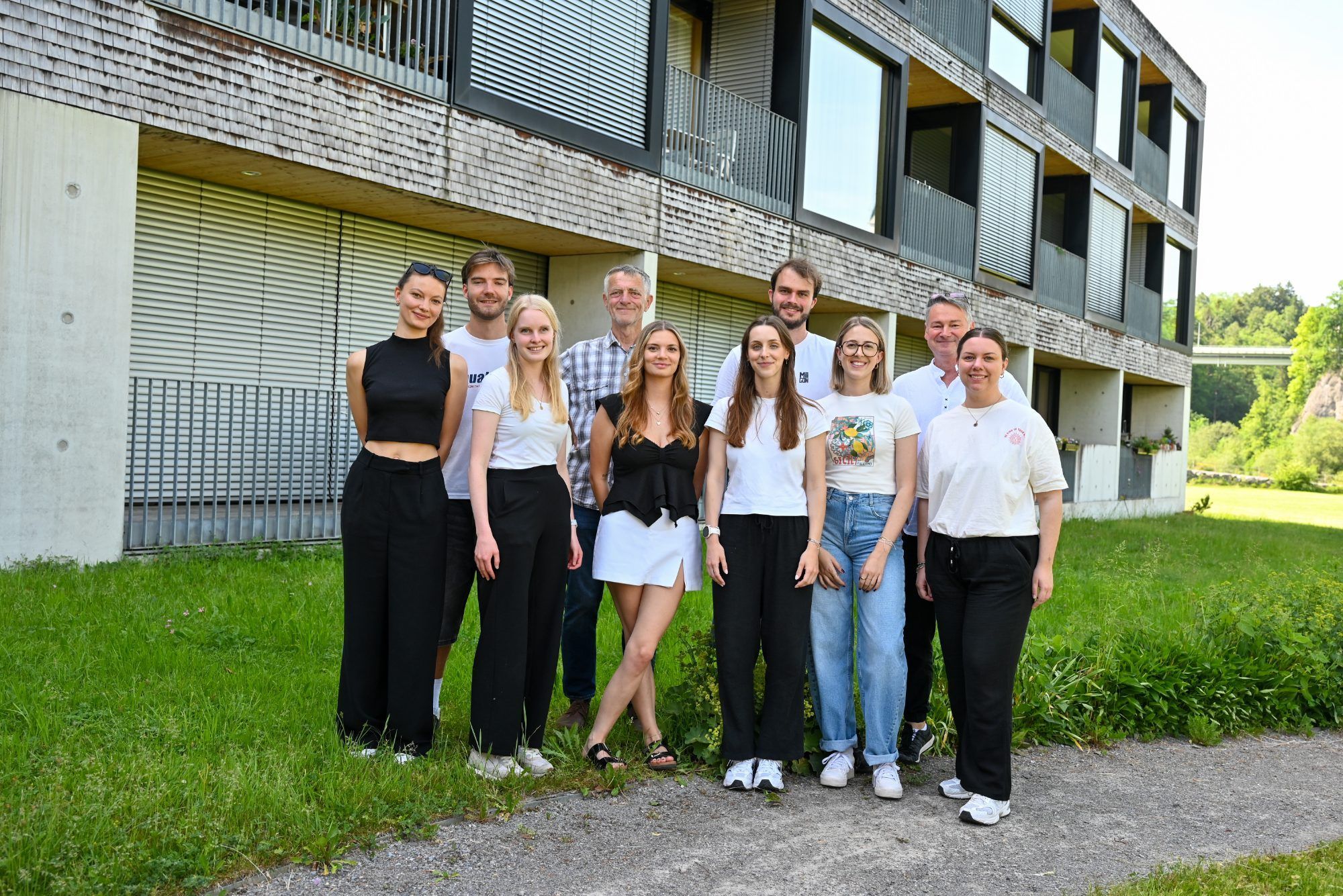 Studenten der Fachhochschule Vorarlberg begleiteten das Projekt im Vorfeld.