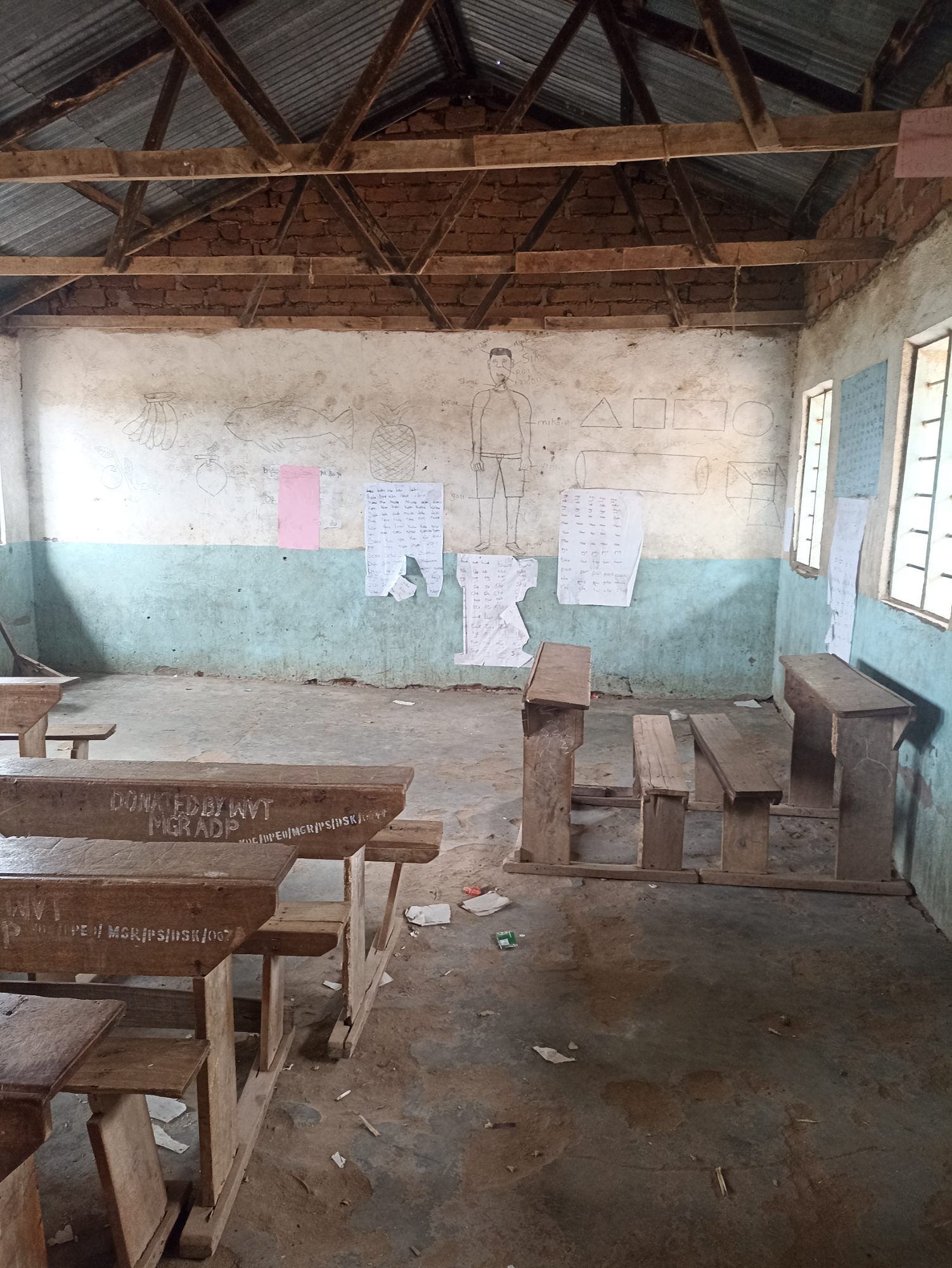 Die Primary School ist aktuell in einem schlechten Zustand
