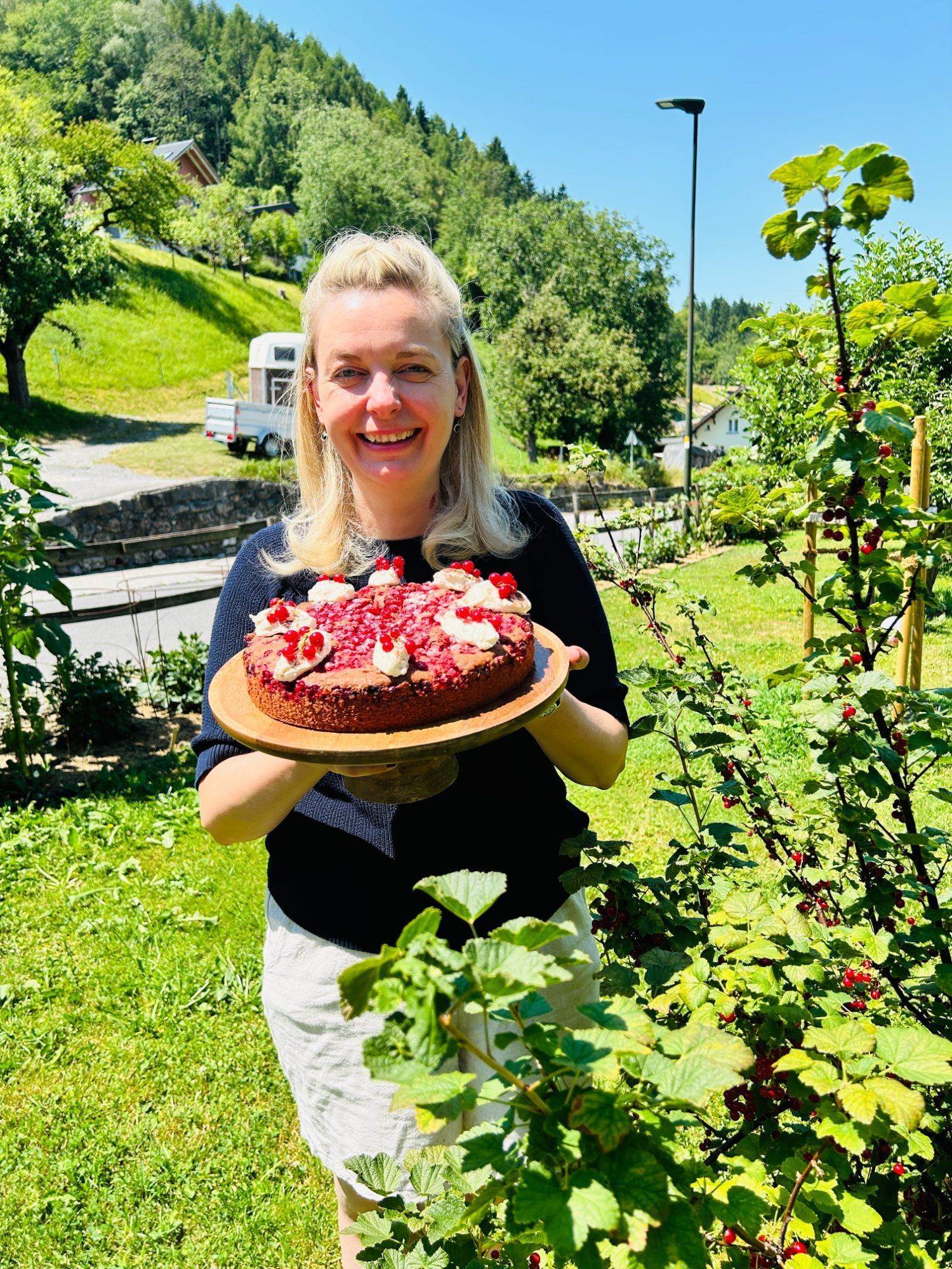 Schoko-Johannisbeer-Kuchen