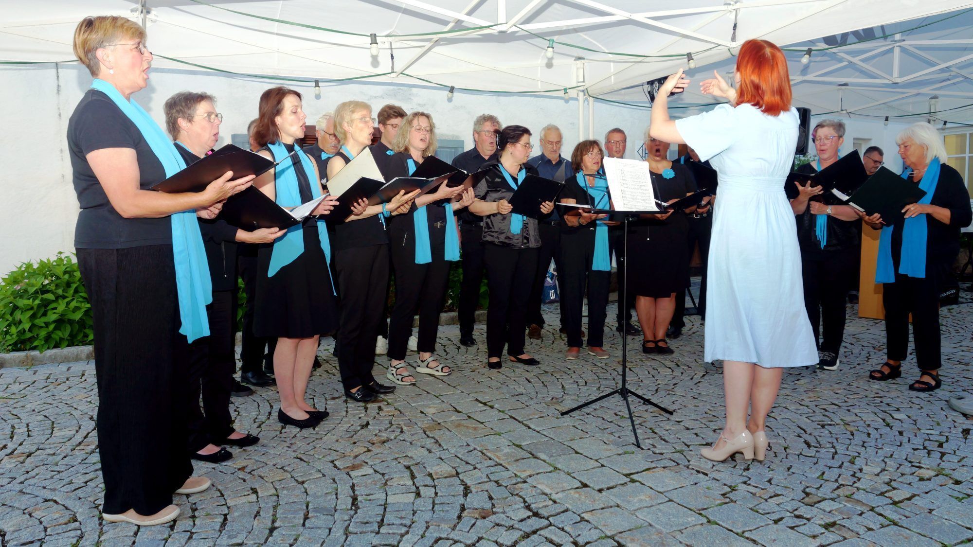 Auftakt zum Kunscht im Kear mit dem Liederkranz Nonnenhorn.
