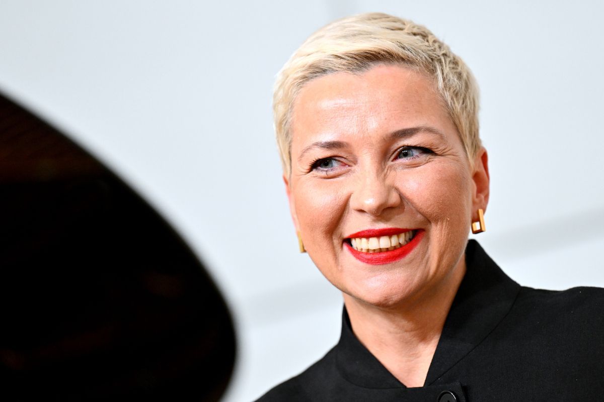 Belarussische Oppositionelle Kolesnikowa in Wien