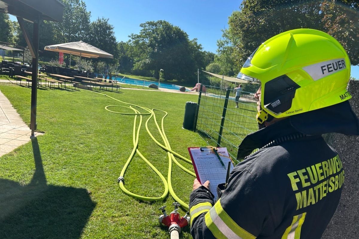 Chlorgasaustritt im Schwimmbad Loipersbach im Burgenland