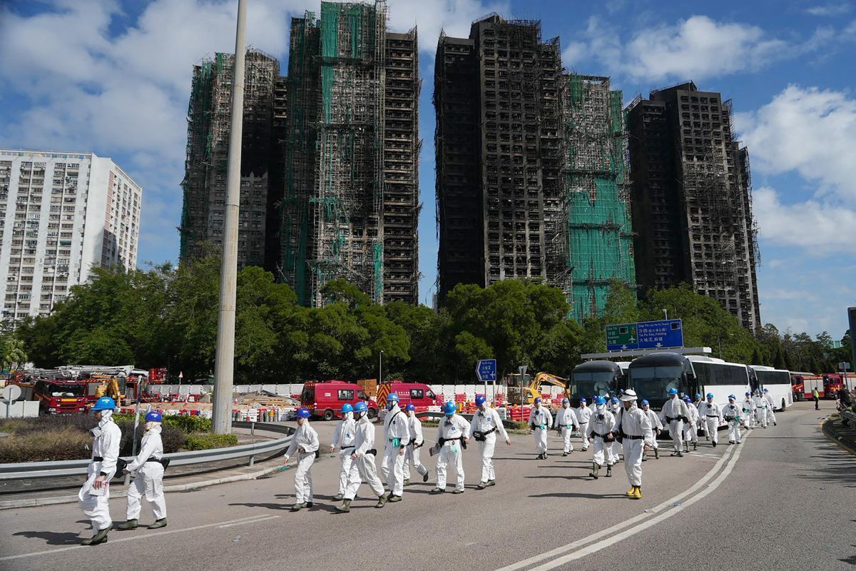Anklagen nach Brandkatastrophe in Hongkong mit 168 Toten