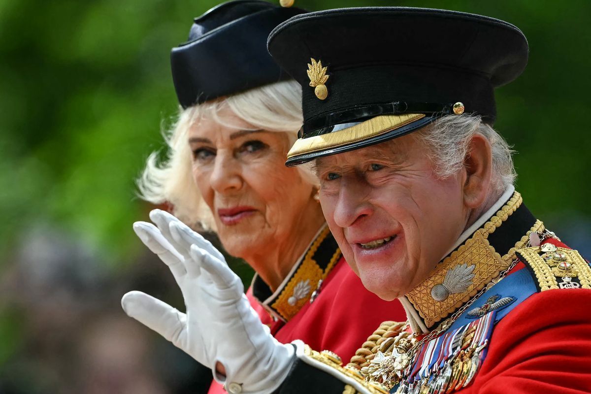 Parade "Trooping the Colour" für König Charles III.