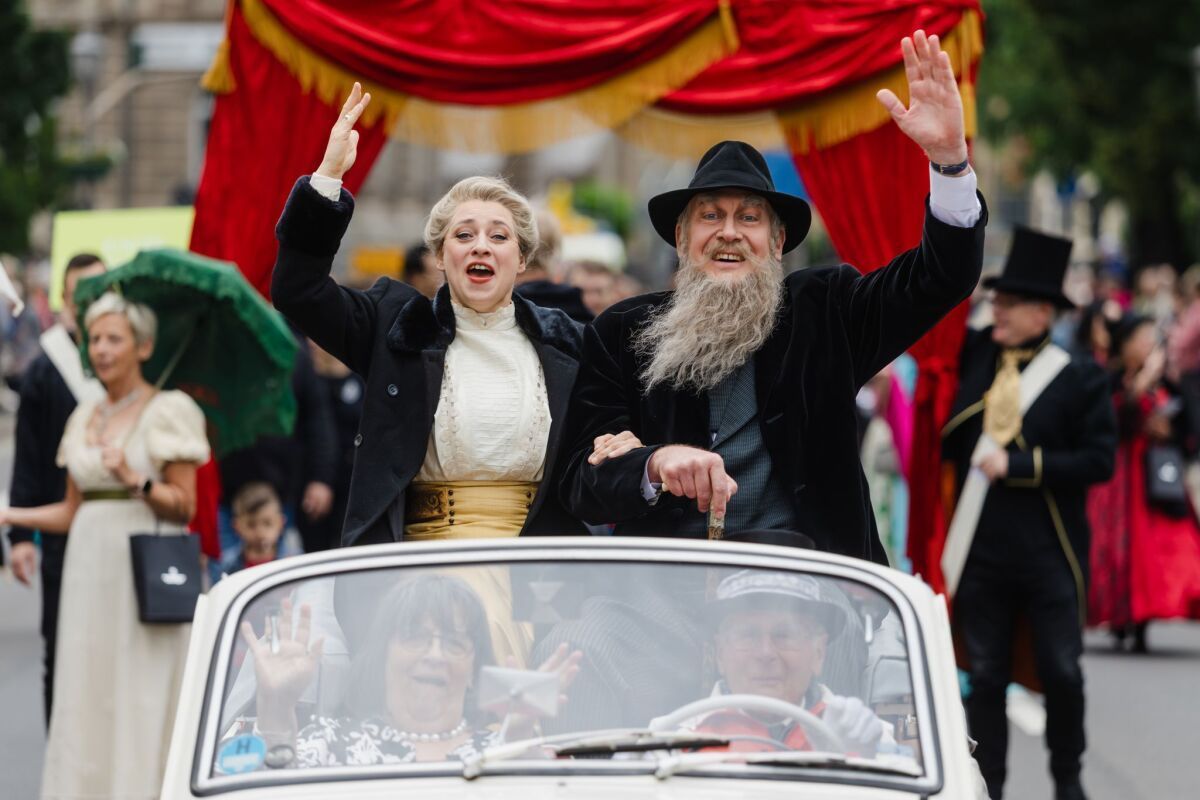 Stadt Meiningen feierte ihren "Theaterherzog"
