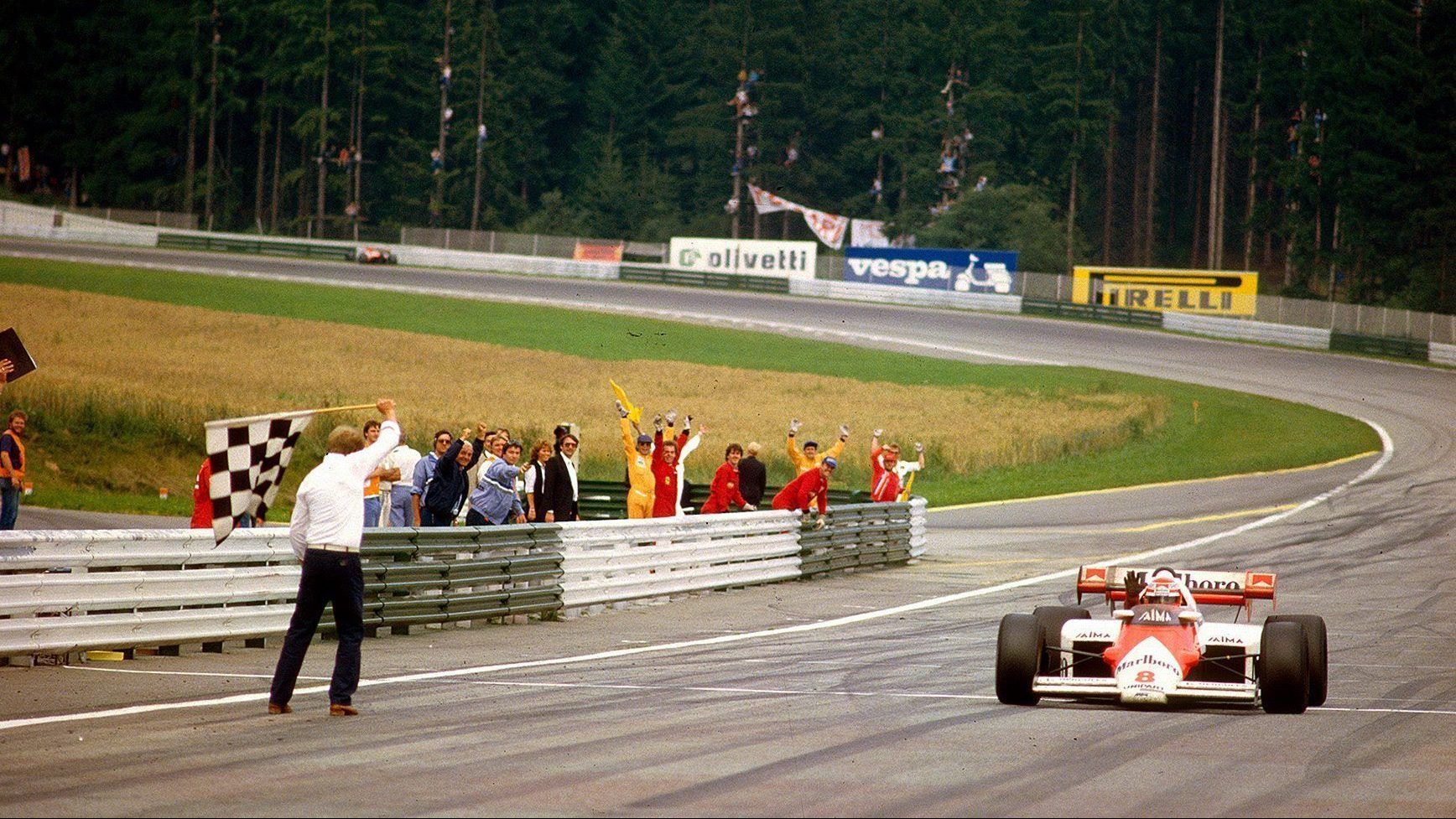 Niki Lauda schaffte den Heimsieg 1984 und den WM-Titel ©Manfred Noger