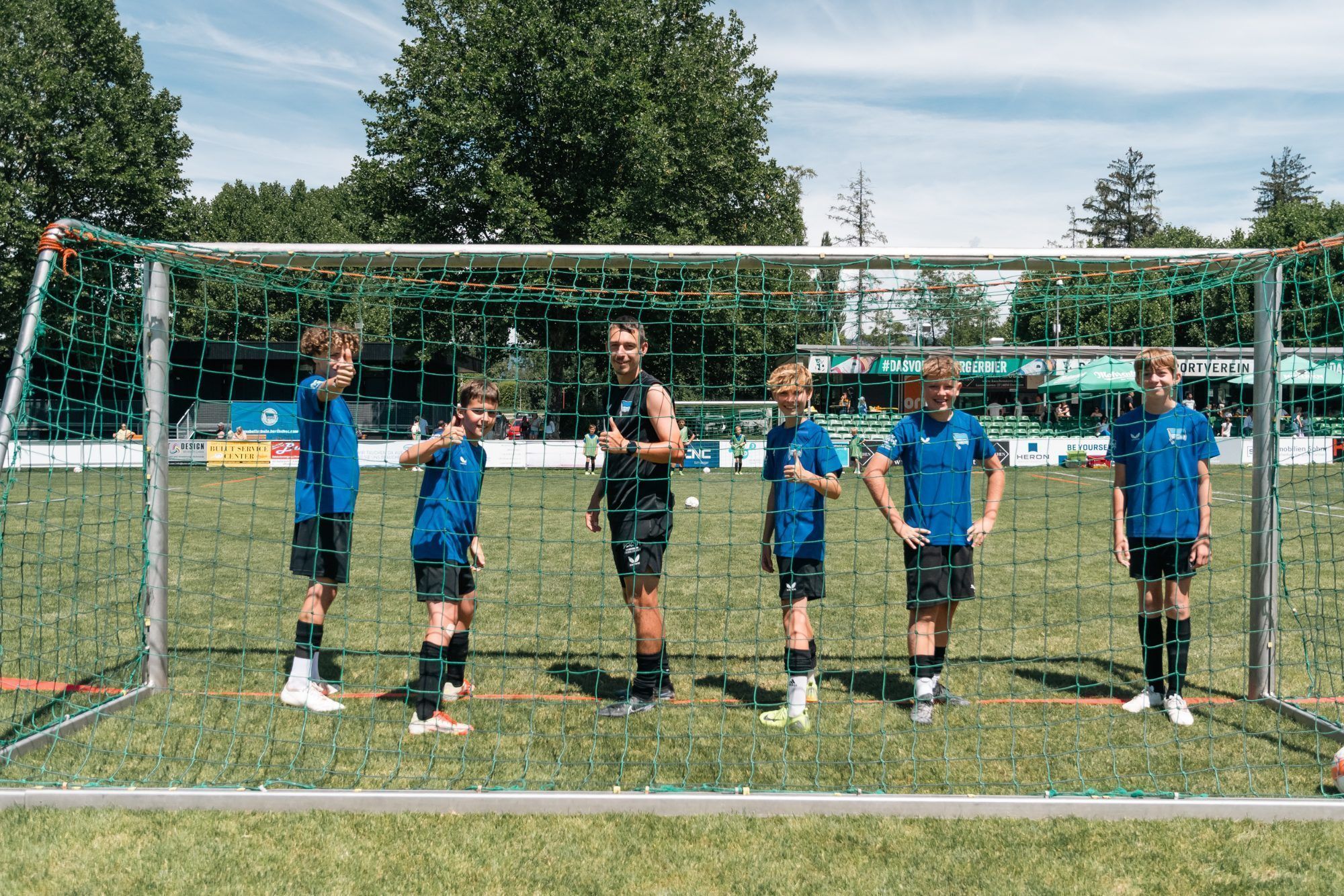 Die Hertha BSC Fußballschule wird im Juli erneut in Haselstauden Station machen.
