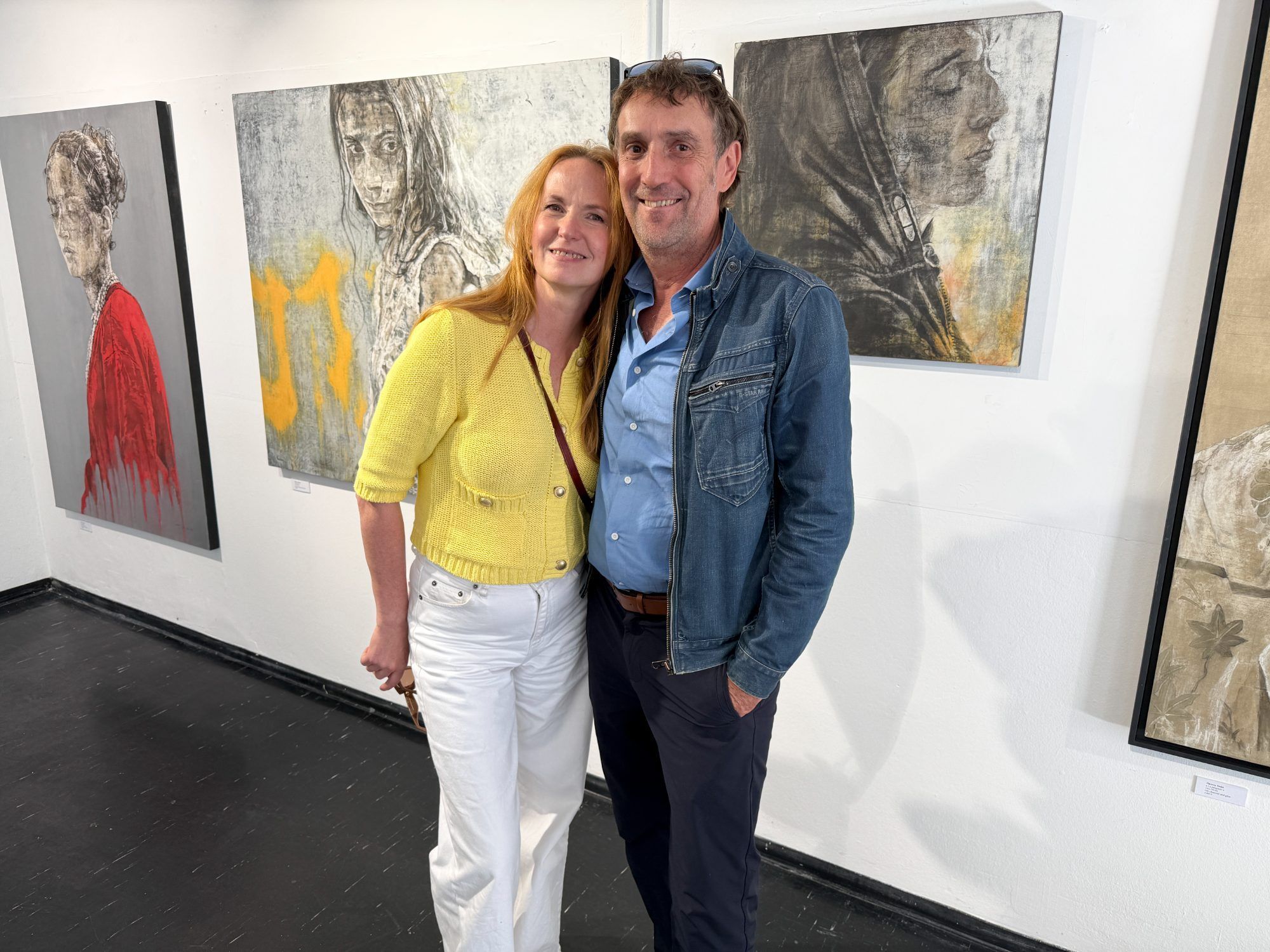 Julia und Dietmar Fesenmeier nahmens gemütlich