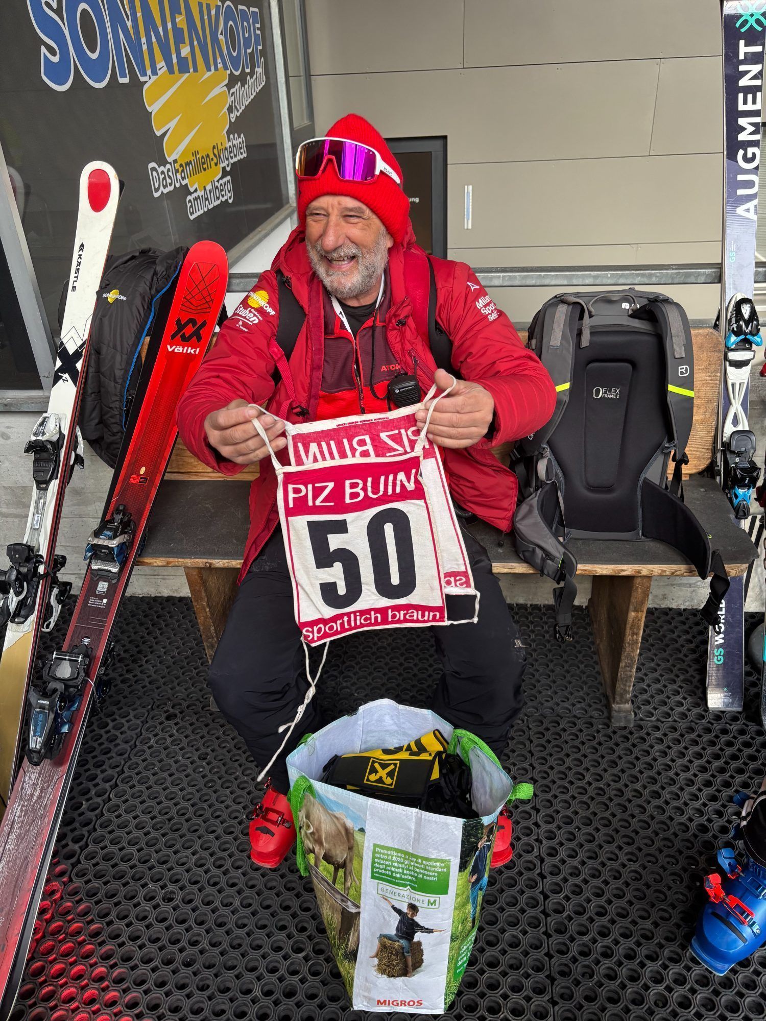 Begeisteter Skifahrer: Othmar Vonbank.