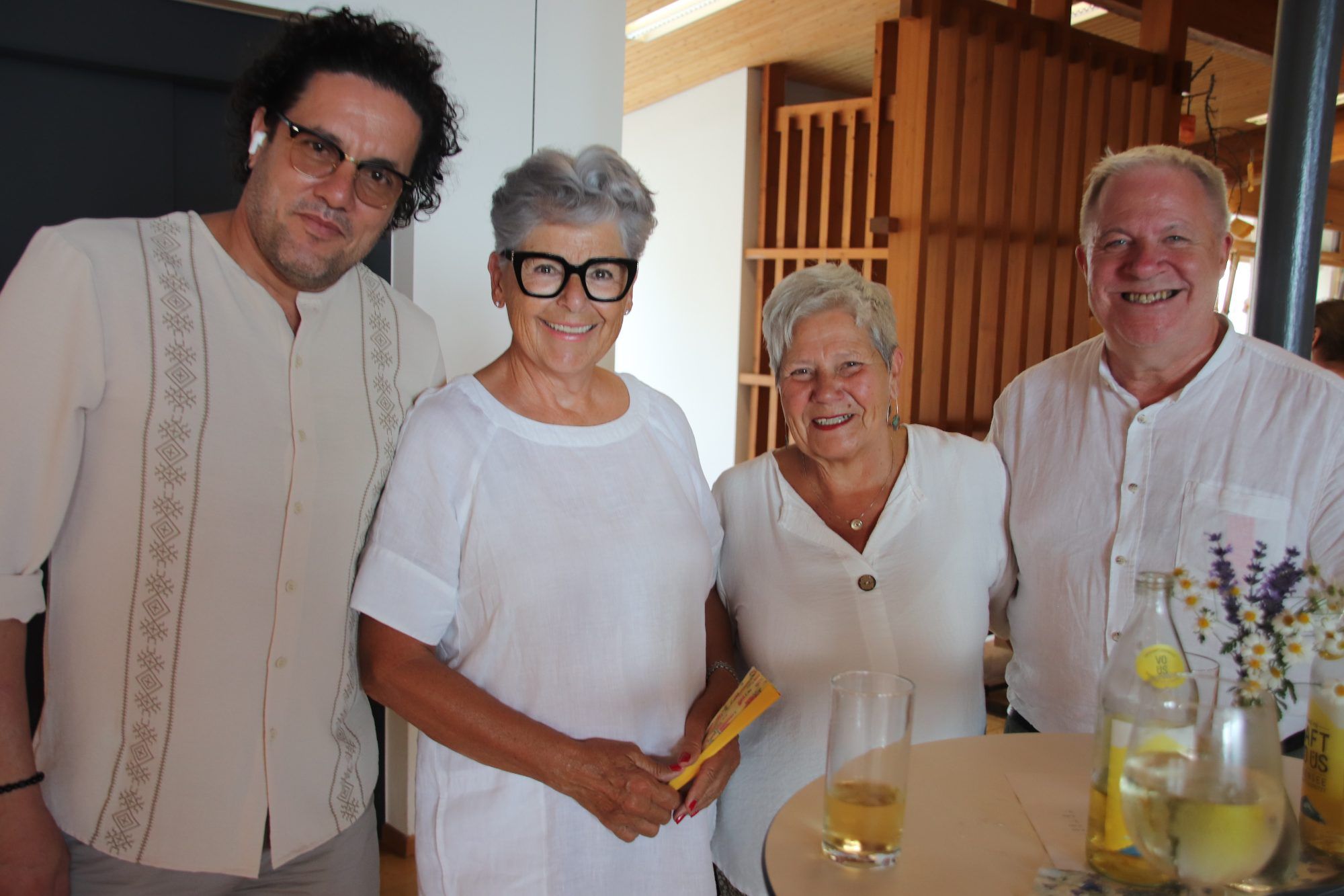 Freddys Nunez Estenos, Margot Dornbierer, Silvia Gasser und Hanspeter Tauber. 