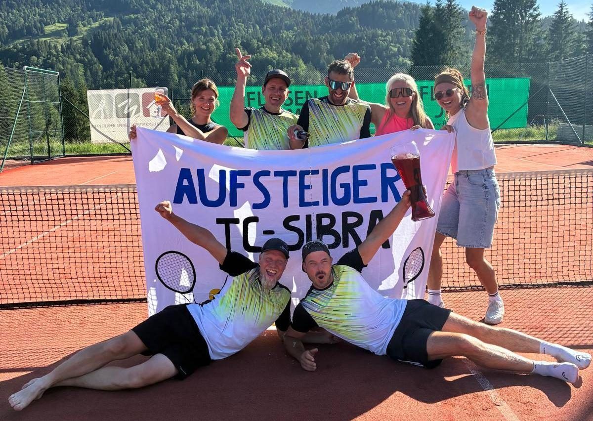 Das zweite Team des TC Sibratsgfäll setzte sich in der C-Liga durch.