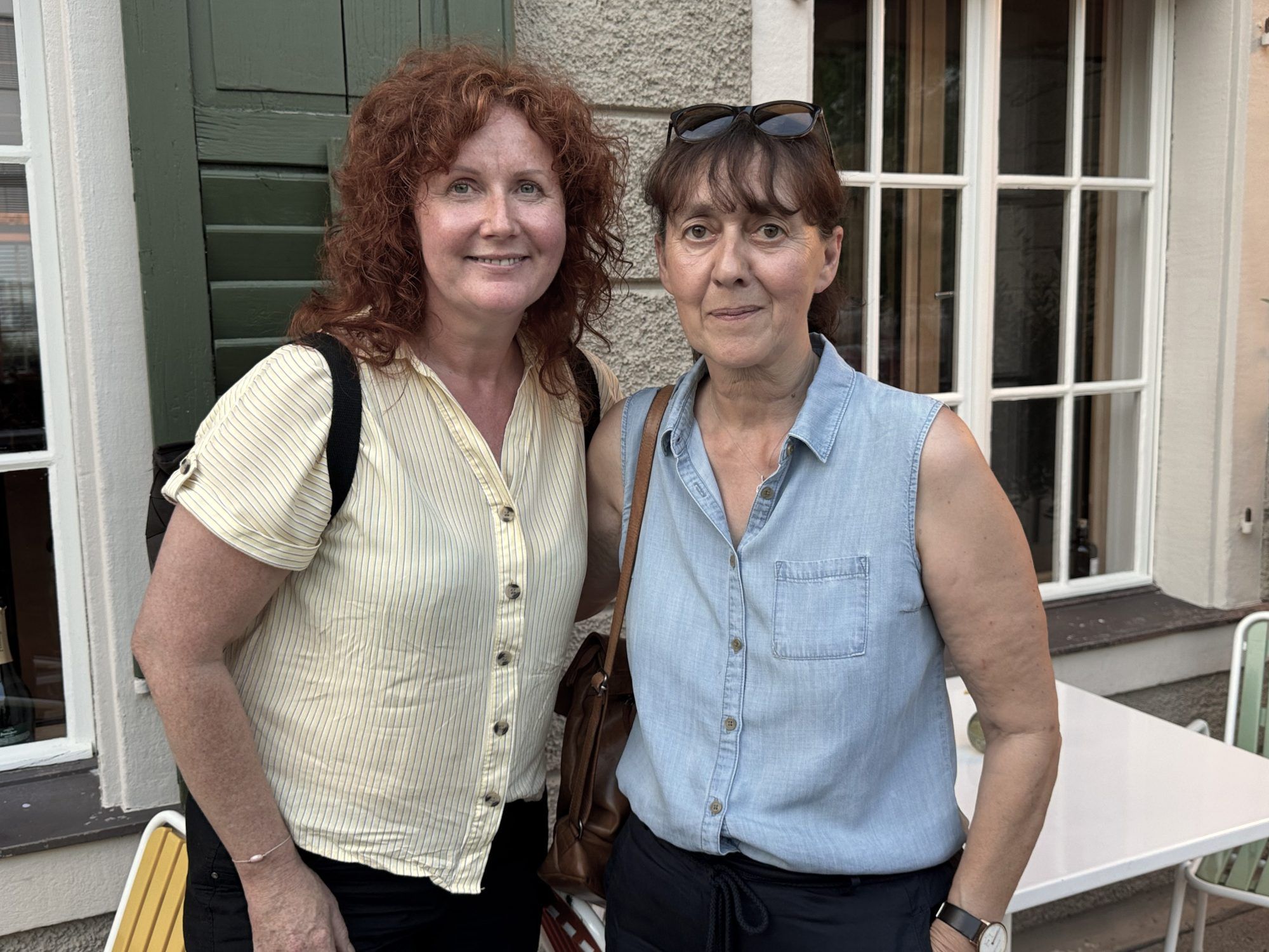 Arbeitskolleginnen: Bernadette Wohlfart und Isabella Fritsch.