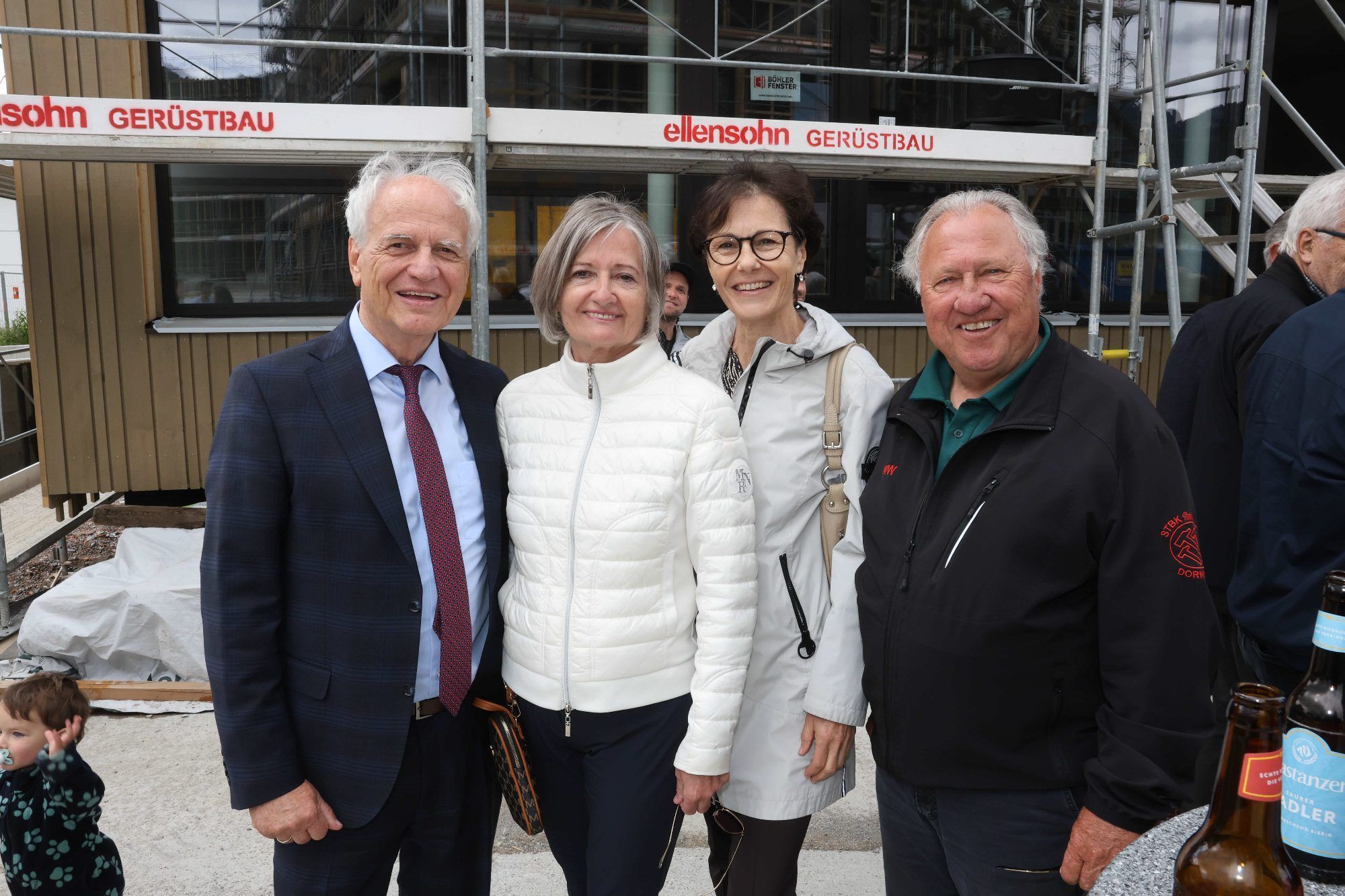 Versicherer Peter Kollmann, Elisabeth Waibel, Ulli Kollmann und Walter Waibel (
