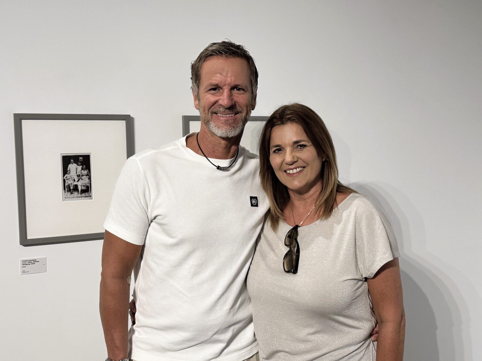 Grafikdesigner Hans-Jürgen Moosbrugger und Daniela Kennerknecht (Stadtmuseum).