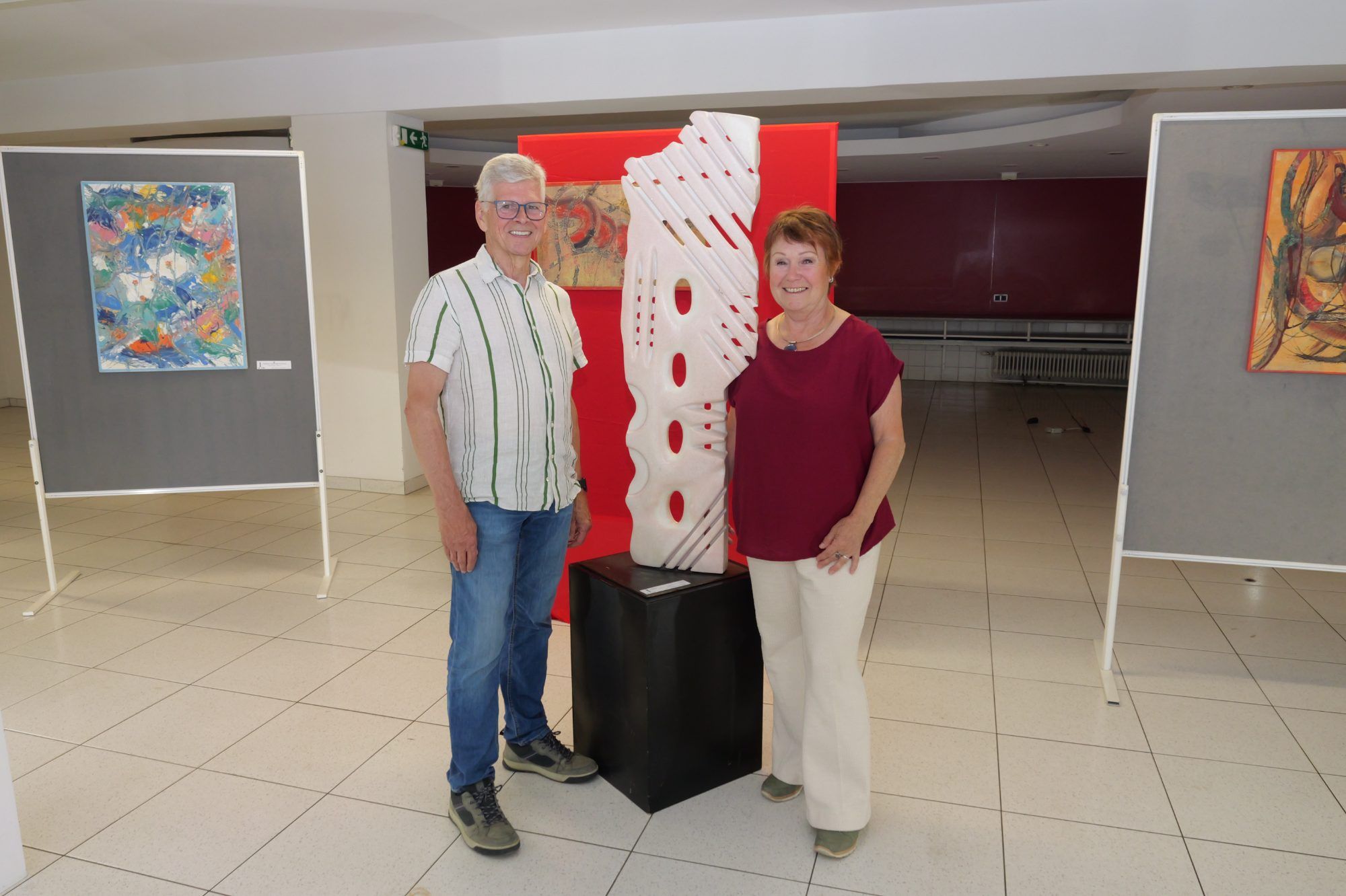 Stefan und Connie Kresser aus Götzis stellten im ehemaligen Kopfle Markt aus.