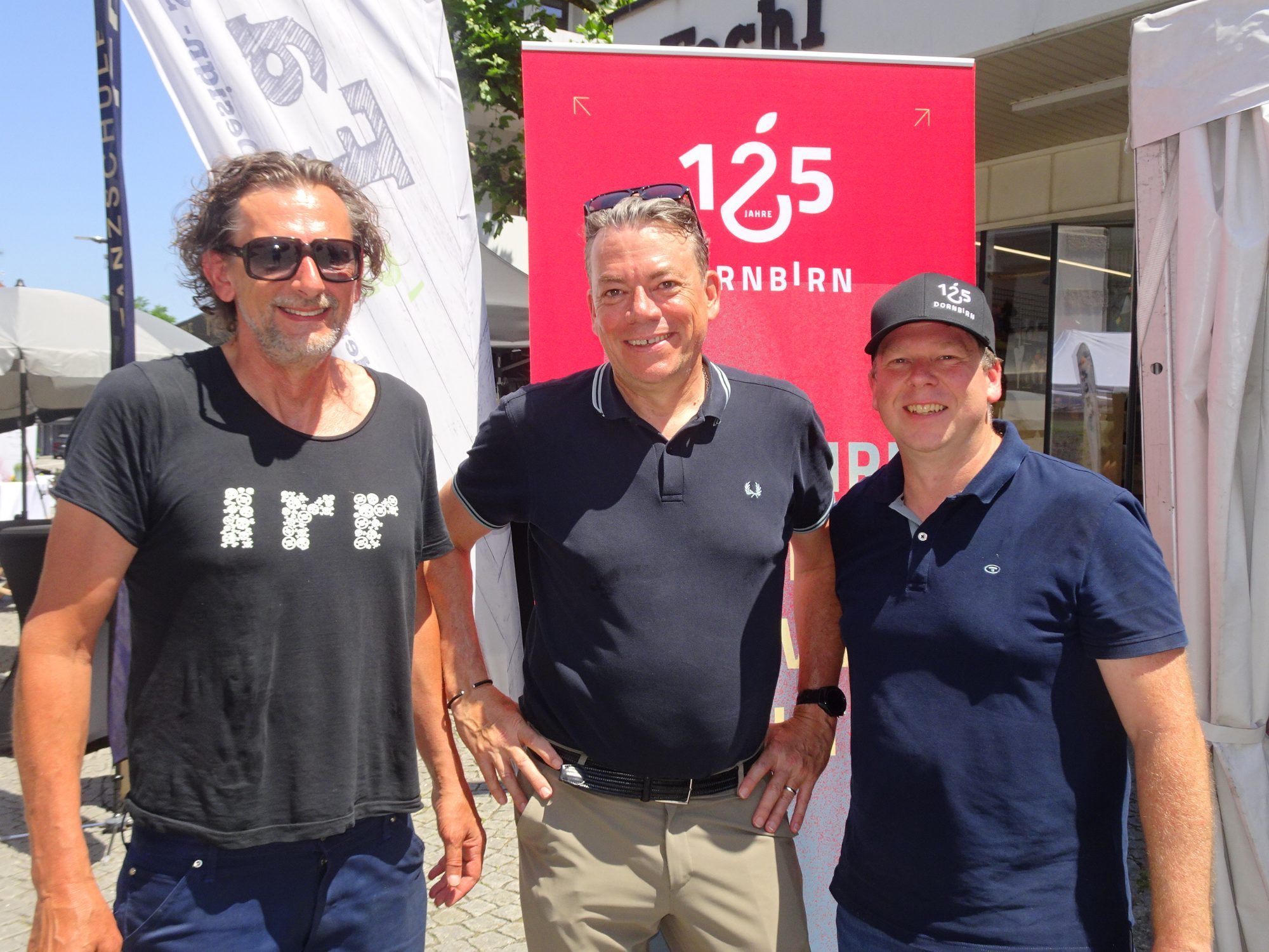 Marty Rauch, Klaus Lingg und Christoph Winkler standen bereits am frühen Freitagnachmittag in den Startlöchern für den dreitägigen Festmarathon.