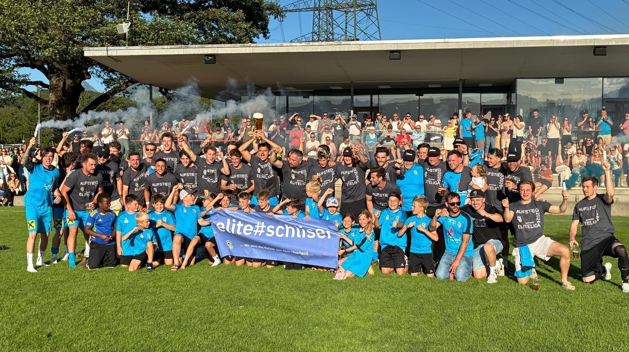 FC Schlins schafft die Sensation und spielt nun in der Eliteliga.