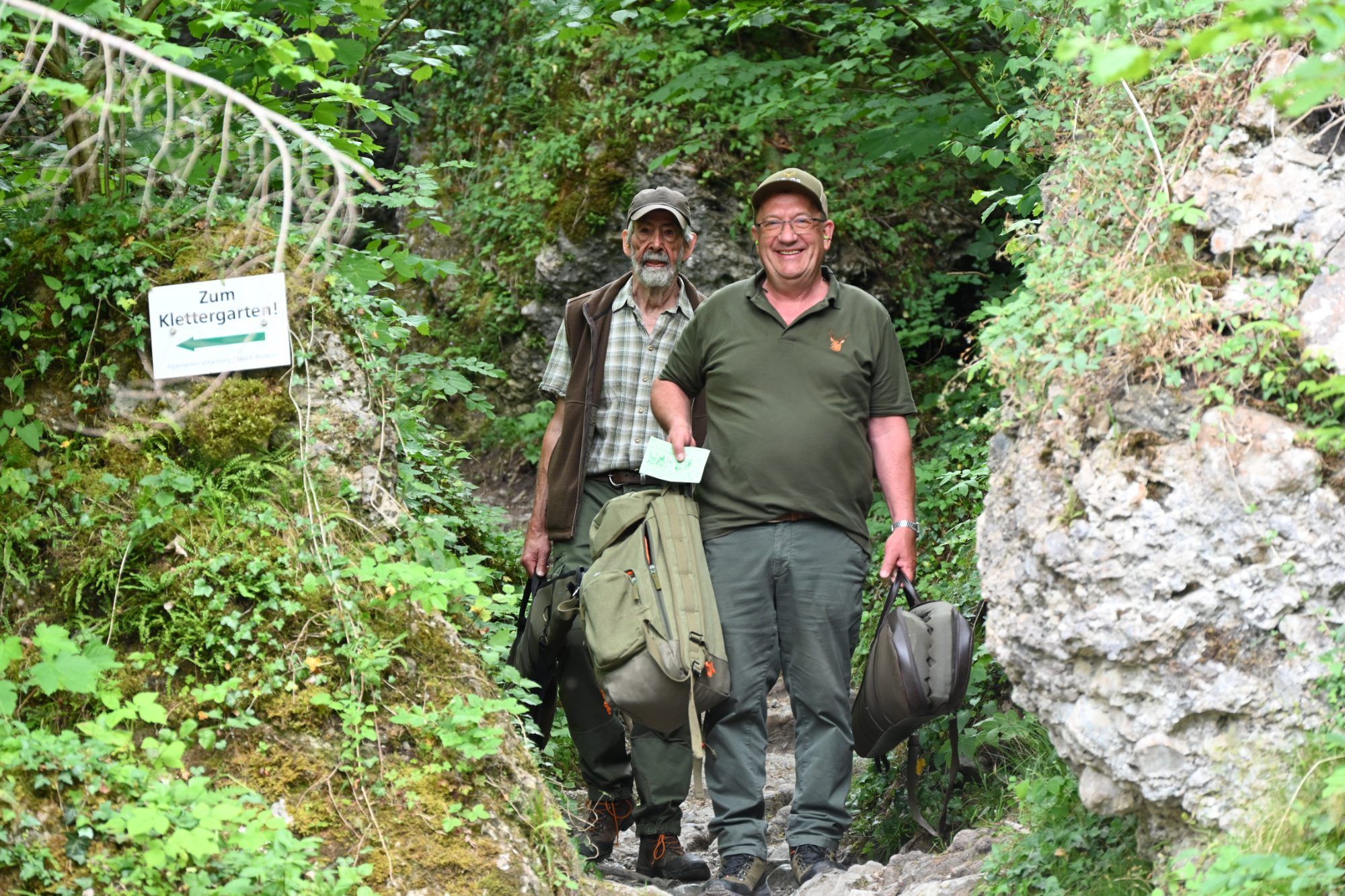 Das Bürser Jagdschießen wurde in der Bürser Schlucht ausgetragen.