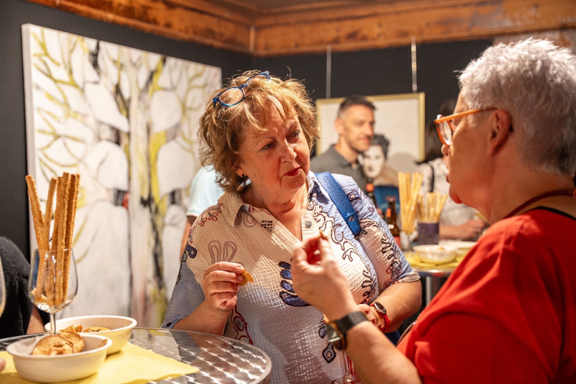 In der Bildmitte: Sigrid Fritsche (kukuphi, Bludenz)