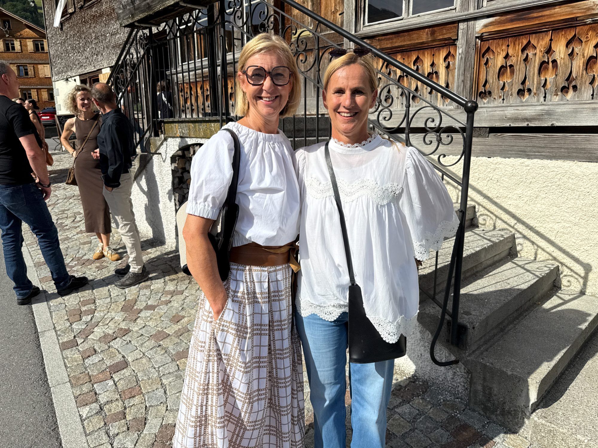 Claudia Strolz (Strolz Leuchten) kam mit Edith Bischof in den Löwen