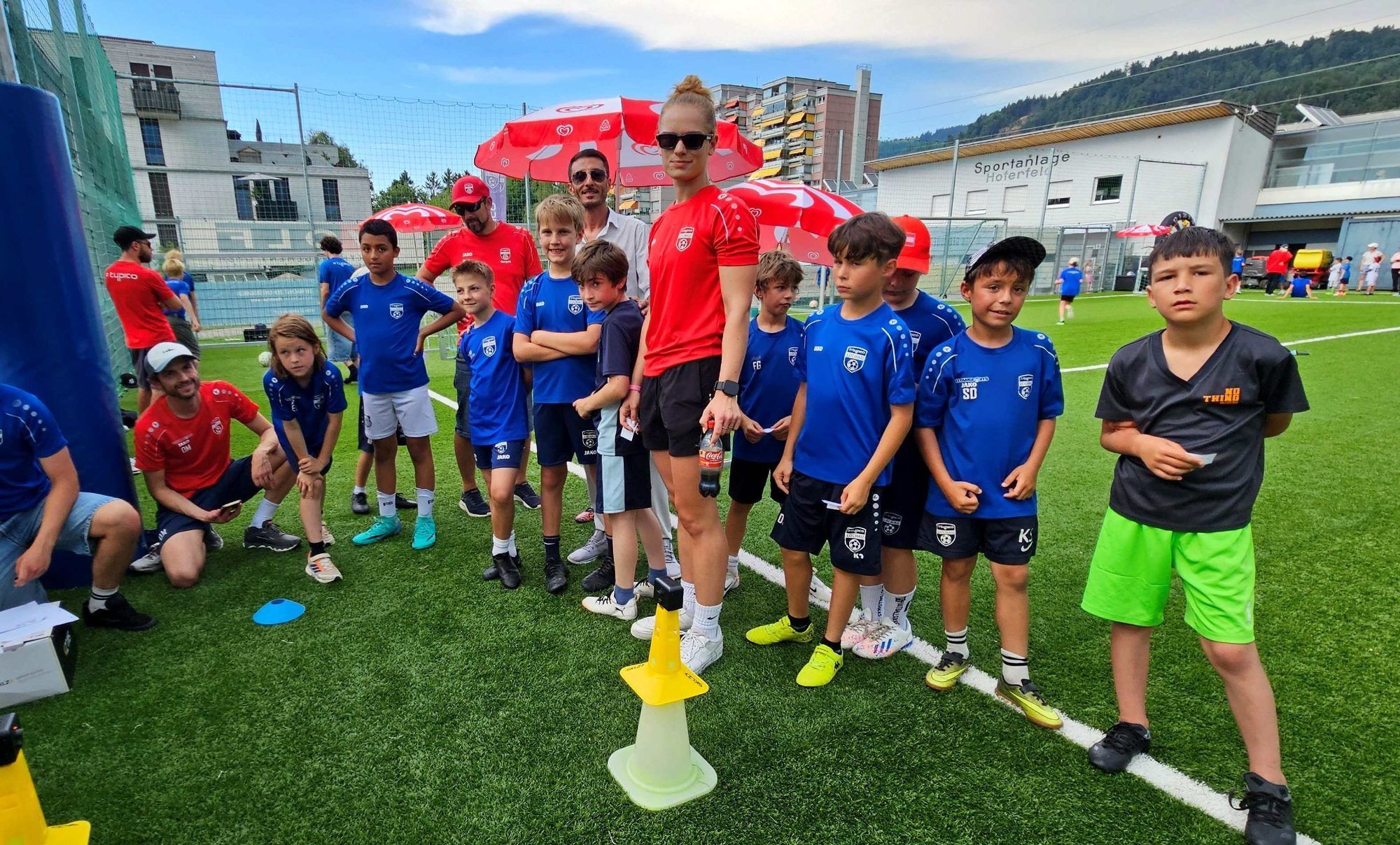 Viel Spaß hatte der Nachwuchs beim „Fußball-Kids-Parcours“ auf dem Rasenplatz als krönender Abschluss einer sportlich erfolgreichen Spielsaison.