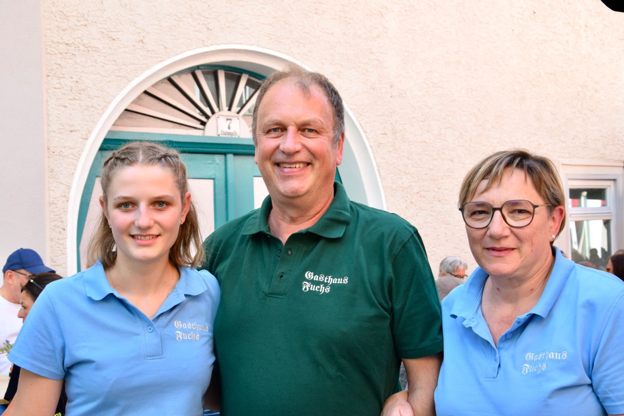 Hanno und Heidi Fuchs mit Tochter Julia
