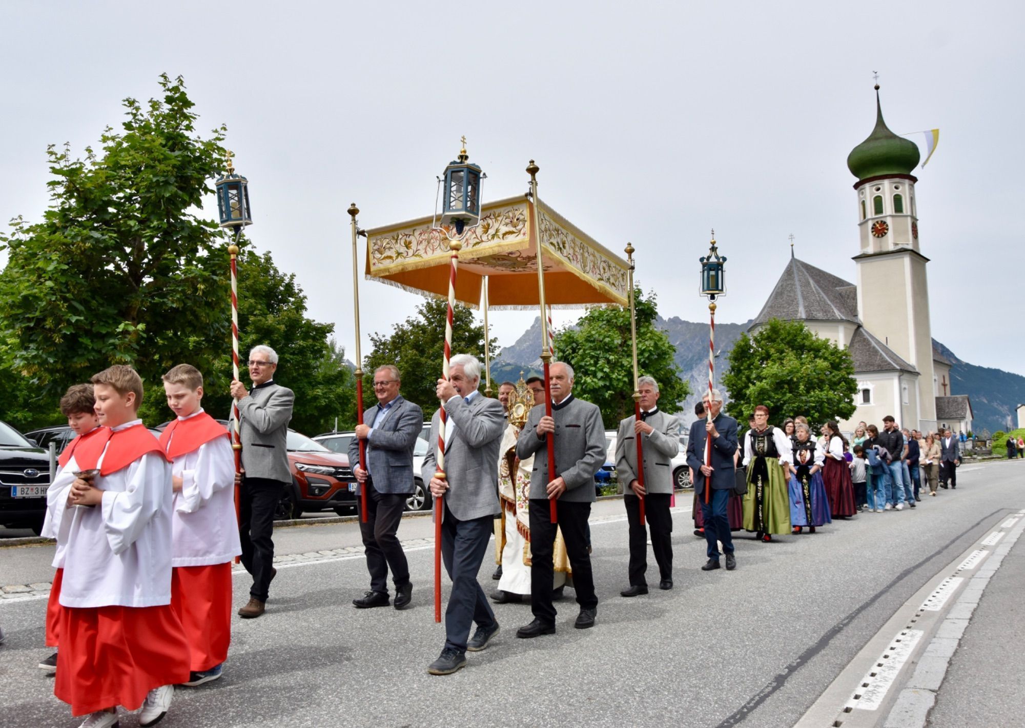 Fronleichnamsprozession am Bartholomäberg