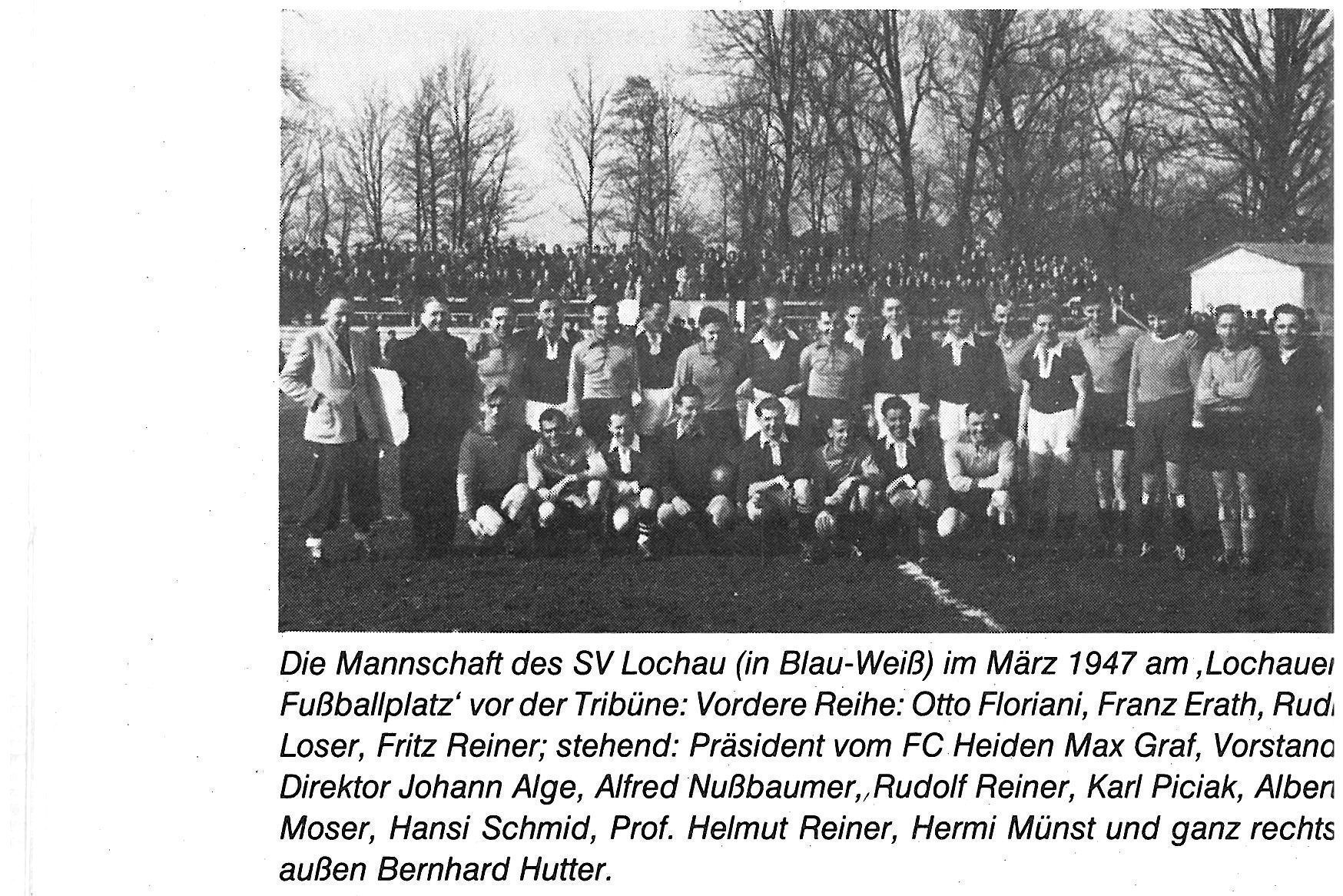 Ein Jubiläum mit viel Nostalgie: 80 Jahre SV Lochau