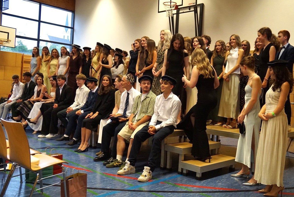 Die Kunstklasse stellte mit 32 Maturanten den Rekord an der Schule ein.