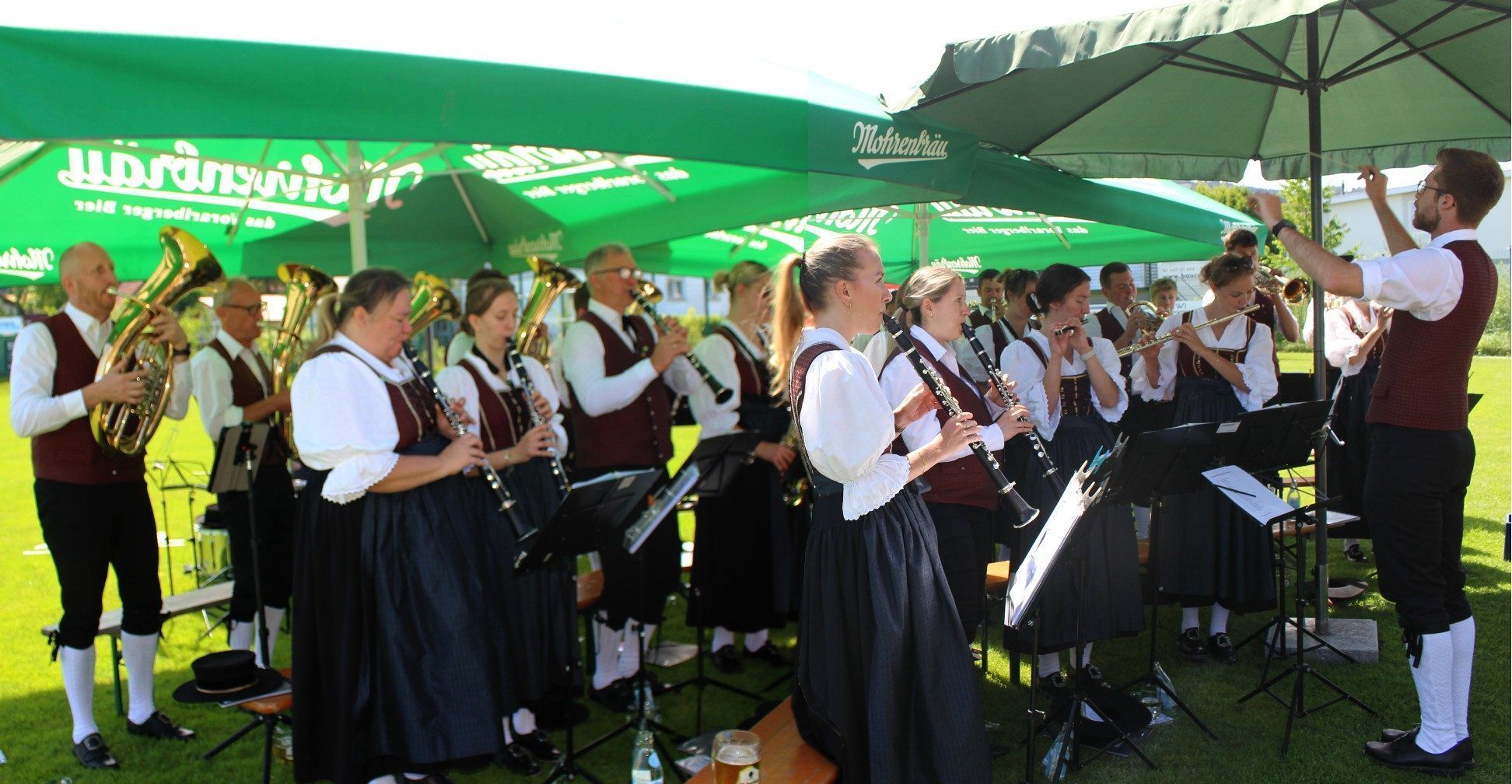 Ehrensache, dass die Musik aufspielt, wenn die Schützen feiern. Höhepunkt dieser Partnerschaft war vor zehn Jahren das gemeinsame Jubiläumsfest 160 Jahre Schützen, 125 Jahre Musik.