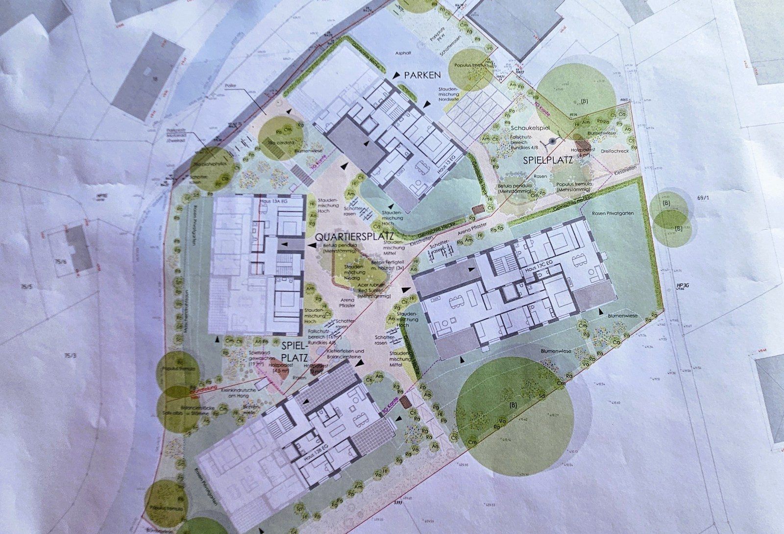 Grundrisse der neuen Wohnungen.