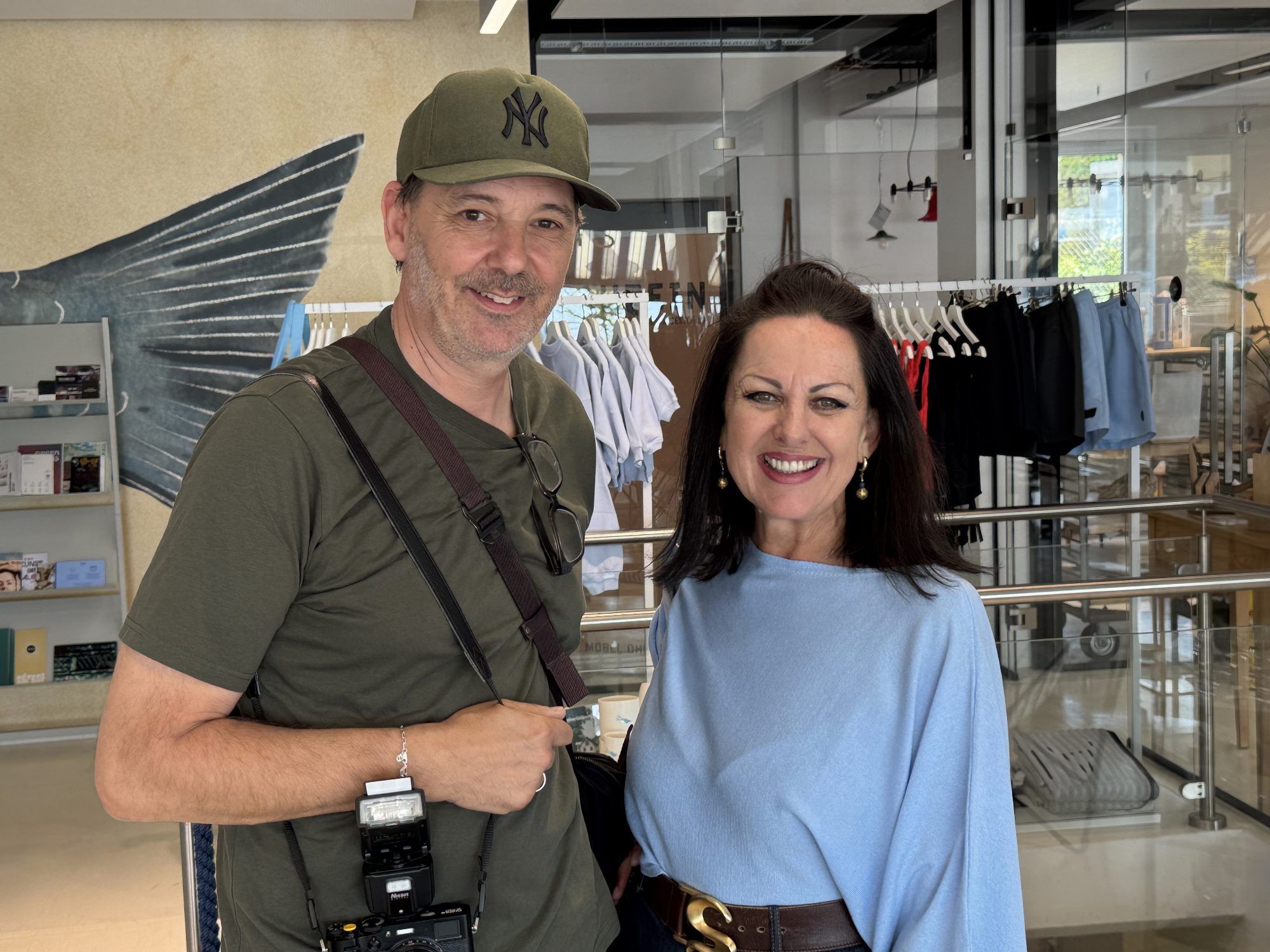 Im Gespräch: Fotograf Udo Mittelberger und Irmi Ender (Gaumenfeines).