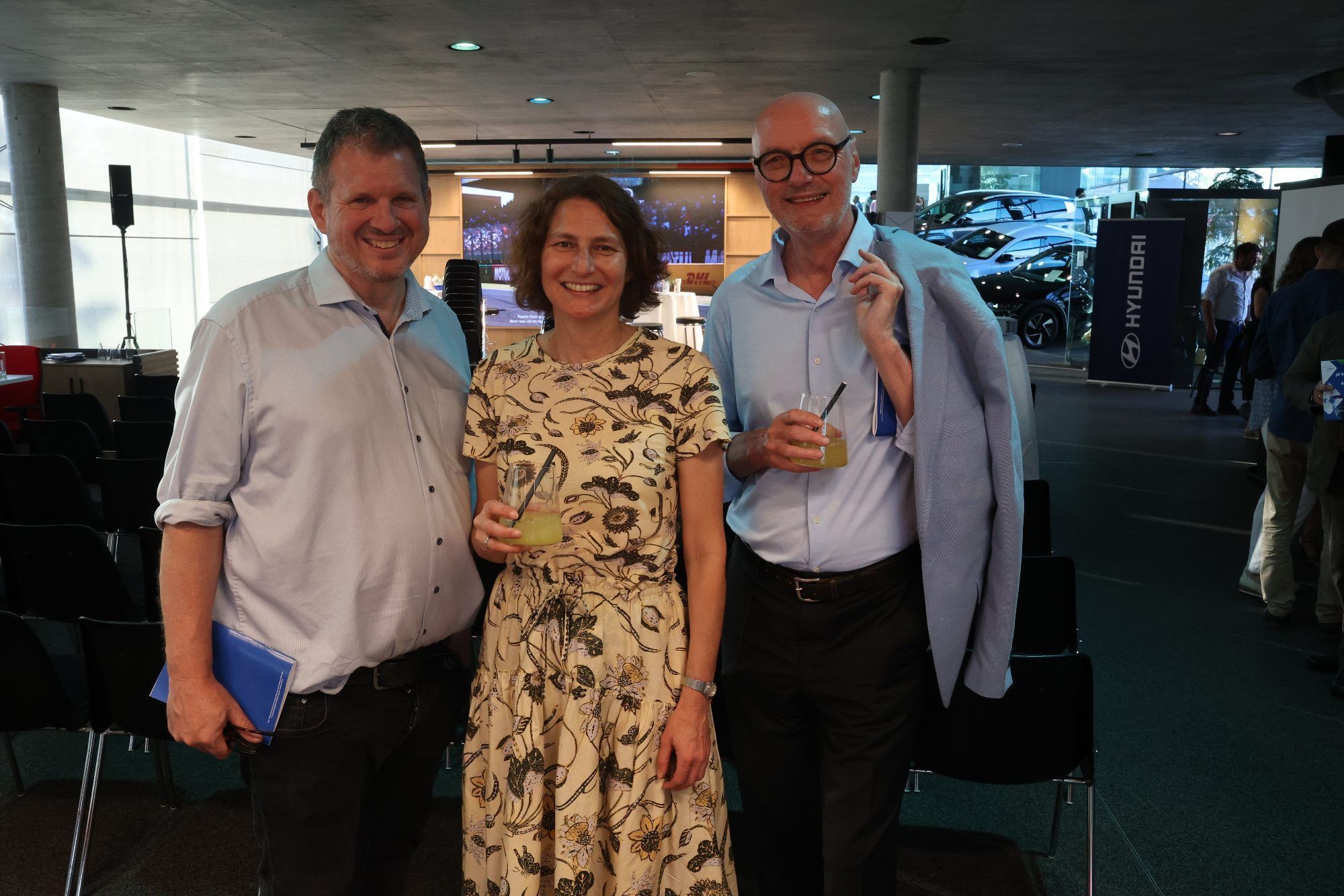 Stefan Aczel, Irene Christandl und Prof. Christoph Säly: