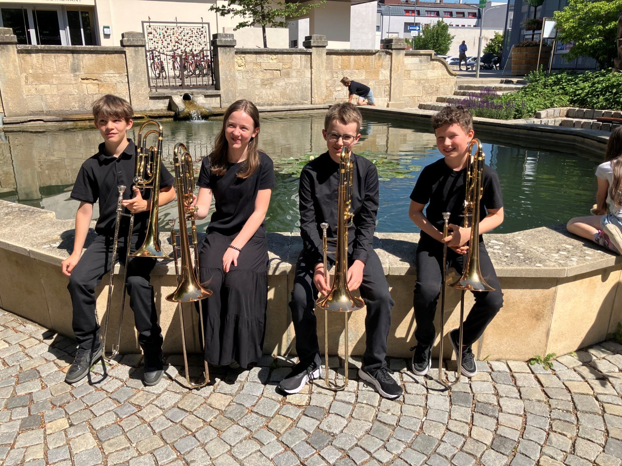 Gold für Sophia Jenny, Felix Keckeis, Theo Klien und Luis Nussbaumer. PRIVAT