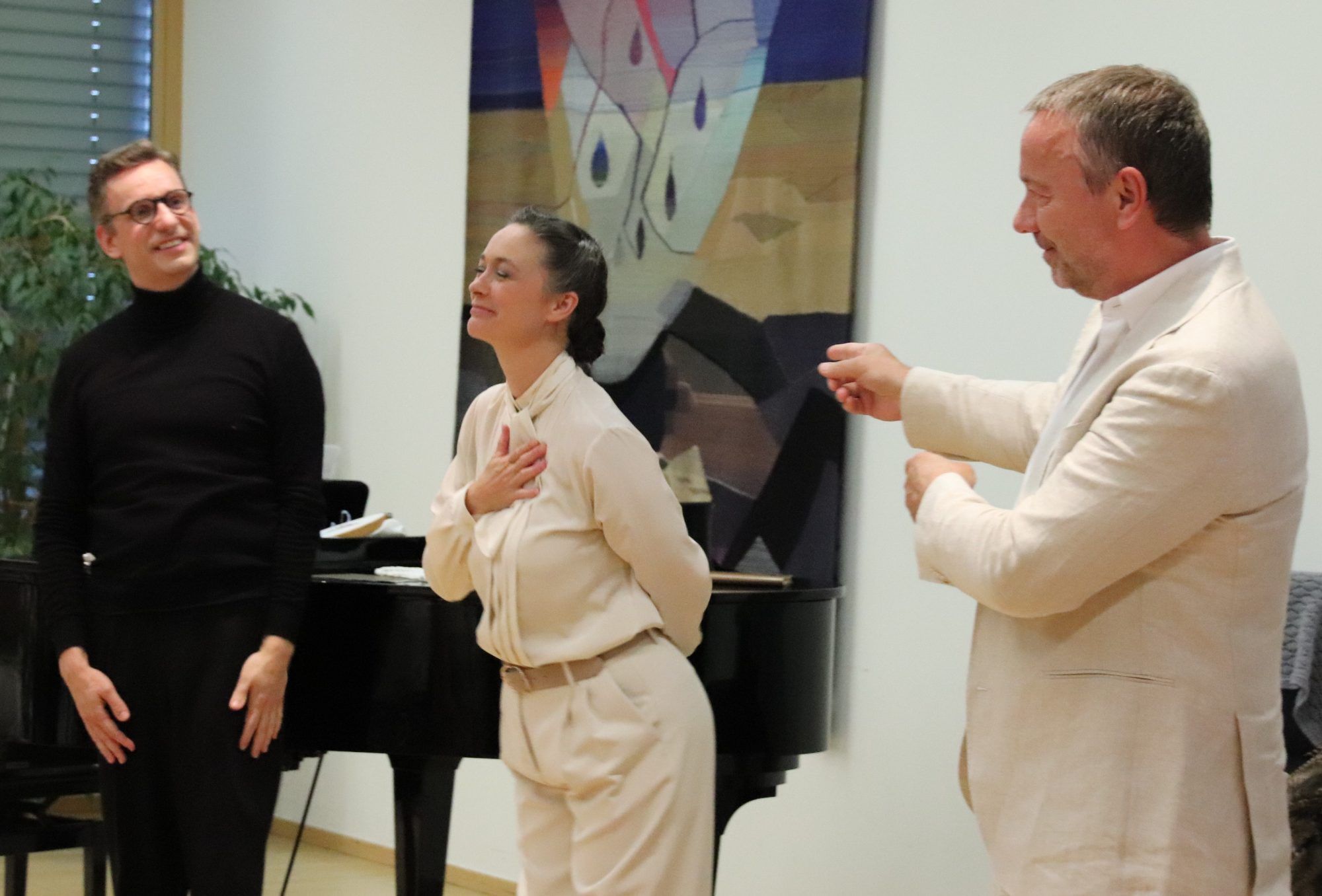 Künstler-Trio: Mathias Weibrich, Isabella Rapp und Lars Hansen. (Fotos: NAM)
