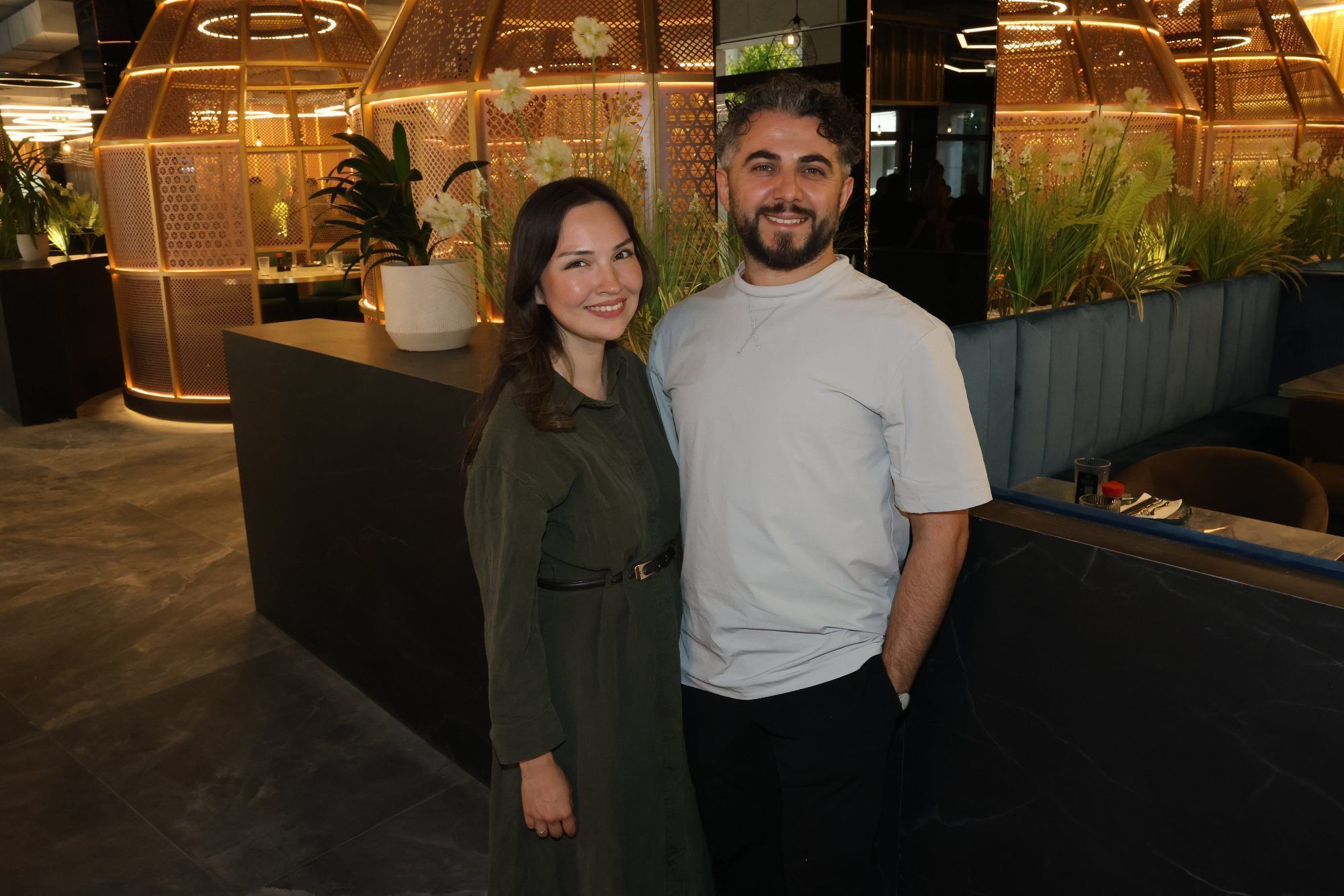 Zeynep und Architekt Nuh Dereköy.
