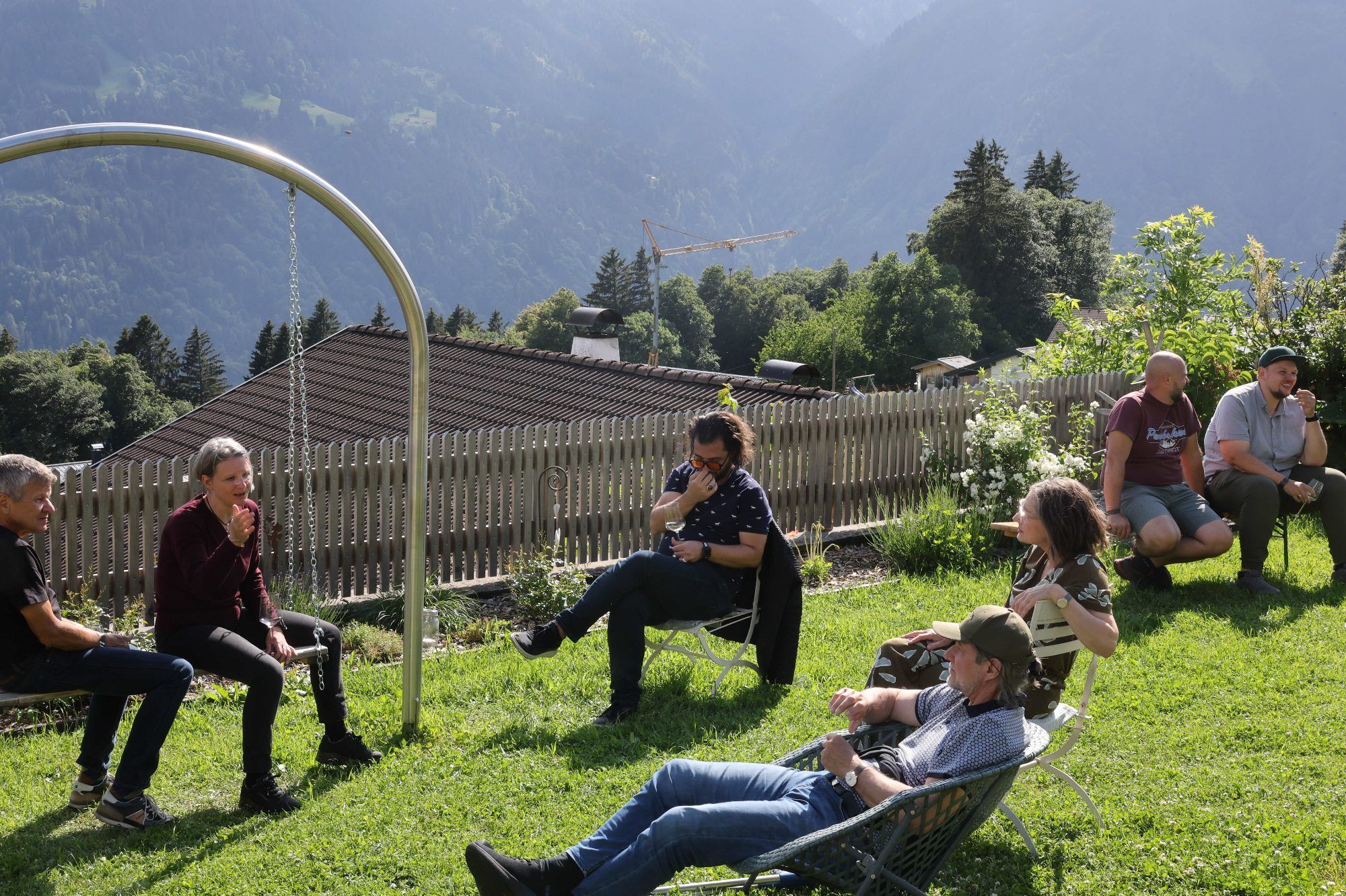 Festmahl in unvergleichlicher Grillwiese