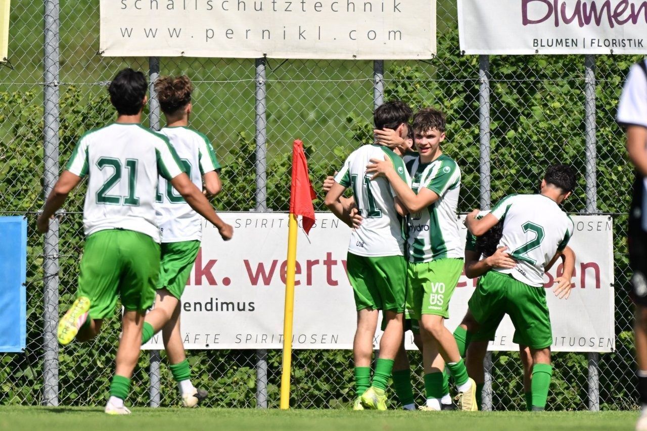 Jubel bei Austria Lustenau.