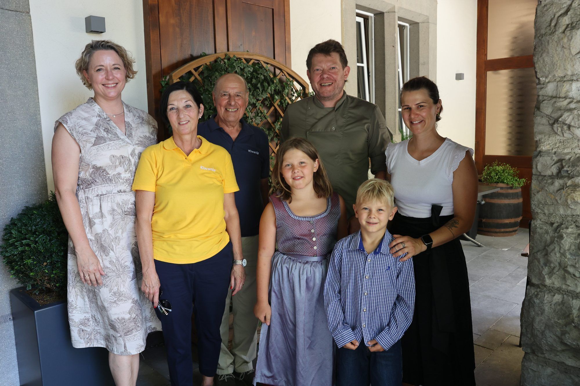 Viozebgm. Andrea Kerbleder, Andrea und Manfred Puchner, Luisa, Matthias, Theo und Isabella Müller.