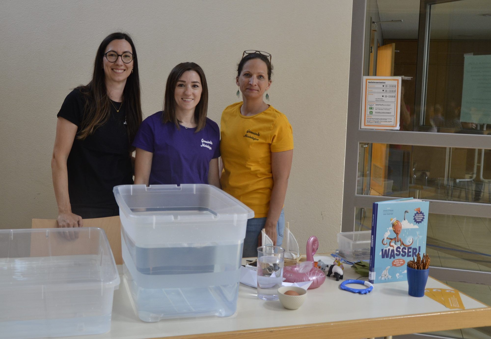 Das Bibliothekteam der Gemeinde Meiningen.