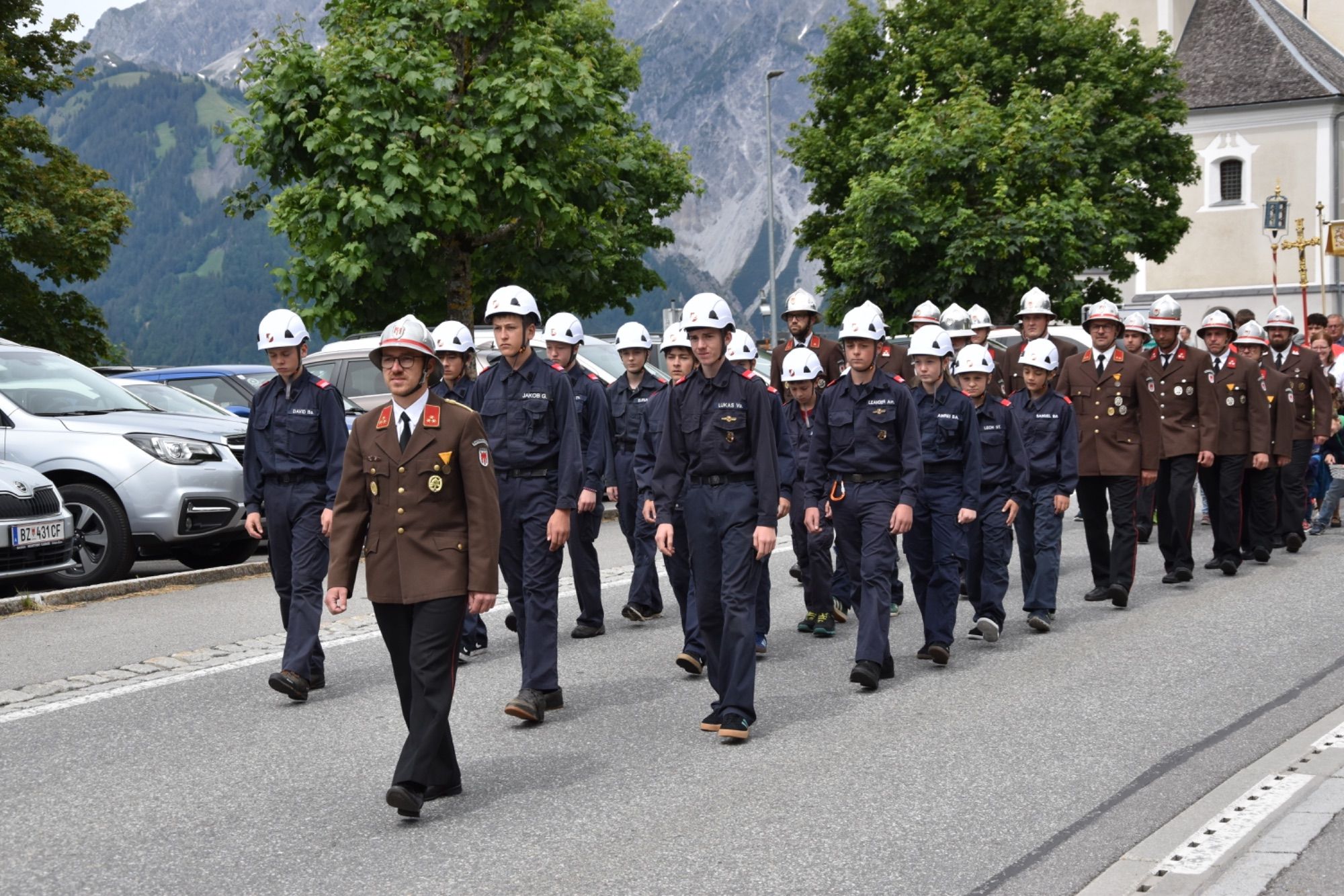 Feuerwehr und Feuerwehrjugend Bartholomäberg