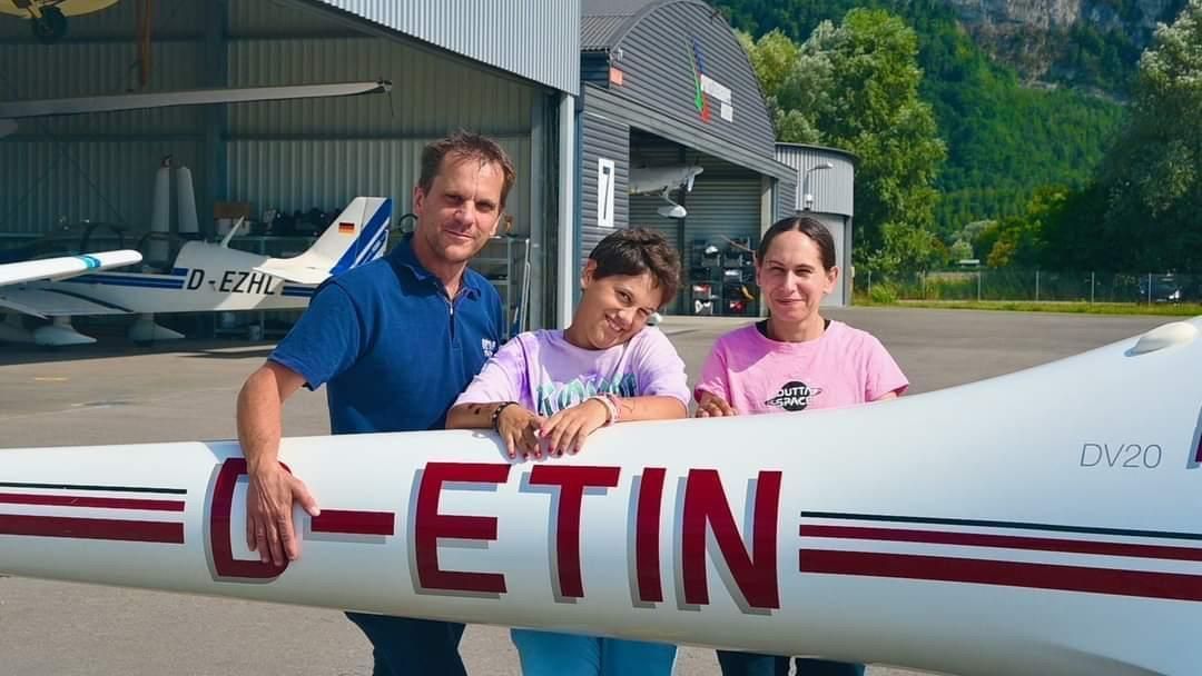 Gemeinsam Abheben vom Flugplatz Hohenems war ein besonderes Erlebnis.