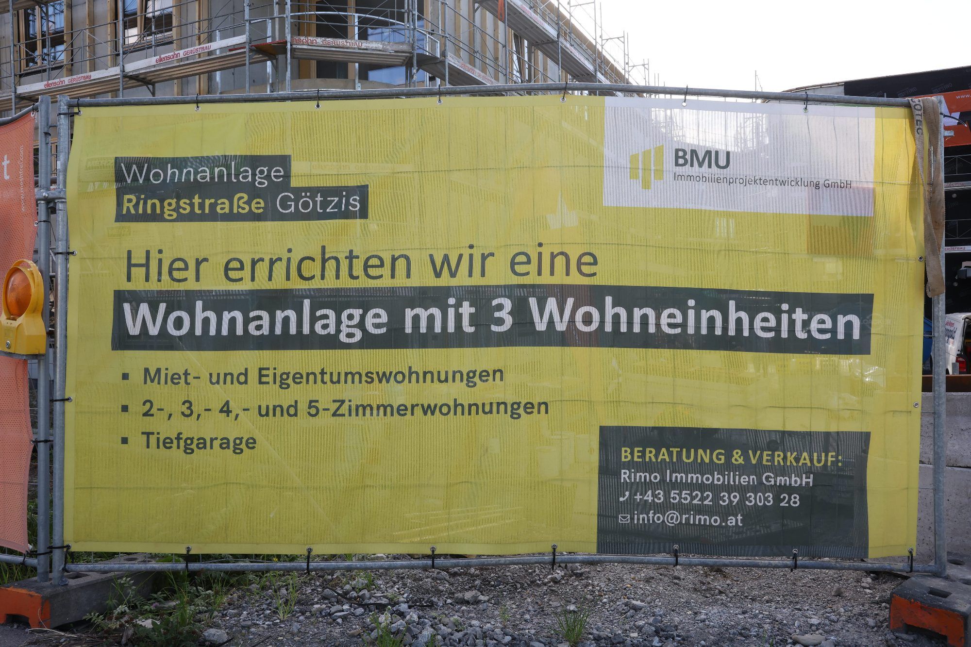 Vier Wohnformen in drei Gebäuden