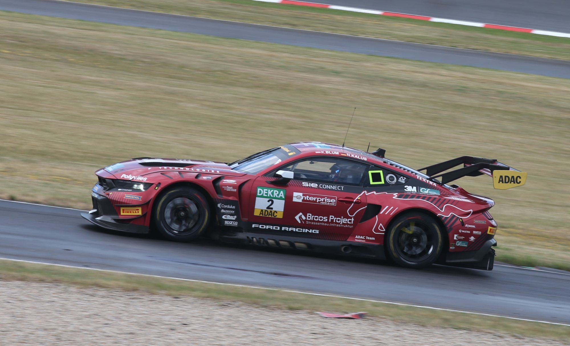 Kiano Blum mit dem Ford Mustang GT3 ©Jörg Schreiber