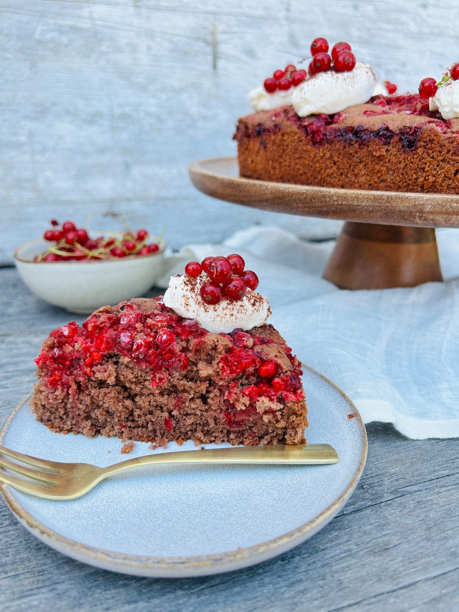 Schoko-Johannisbeer-Kuchen