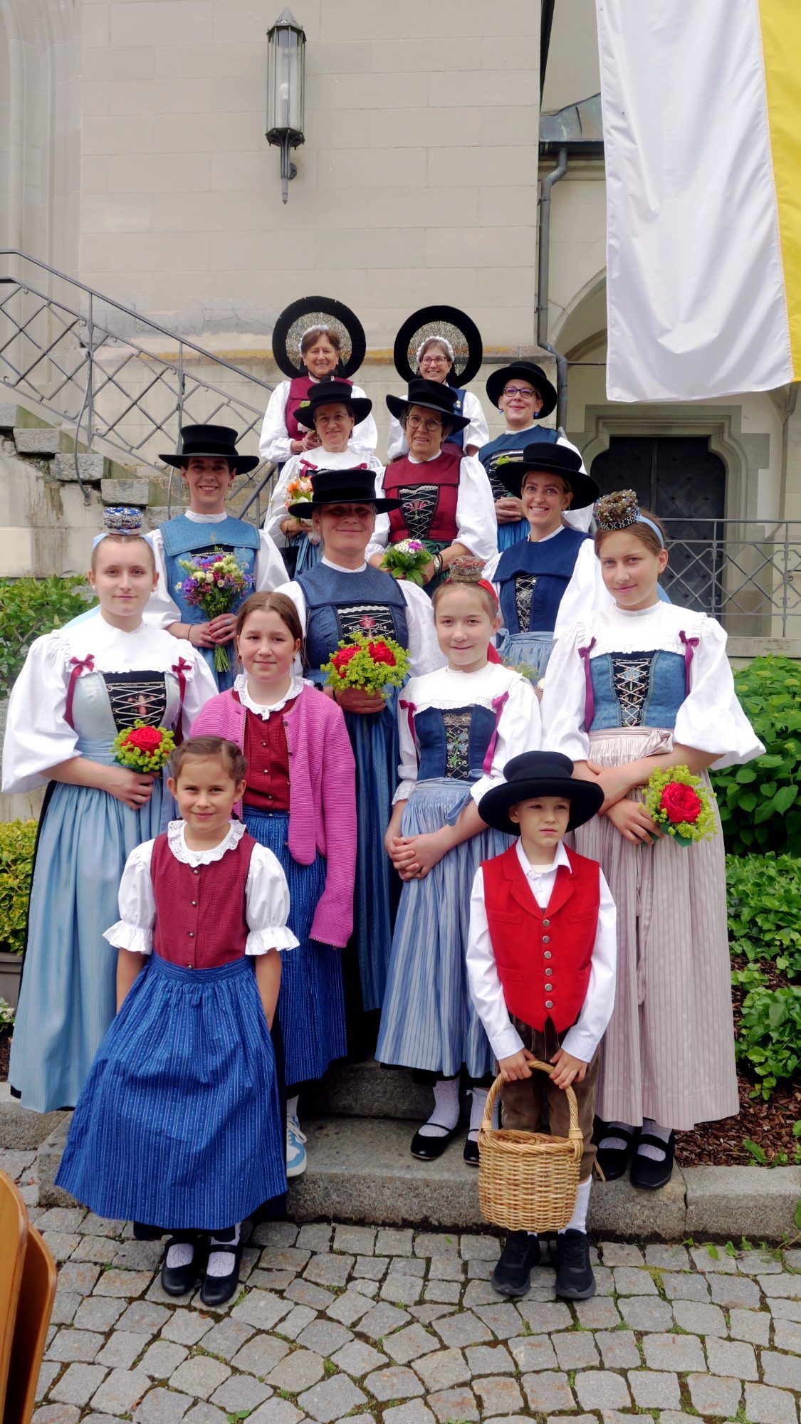 Der Trachtenverein Frastanz präsentierte sich in voller Pracht.
