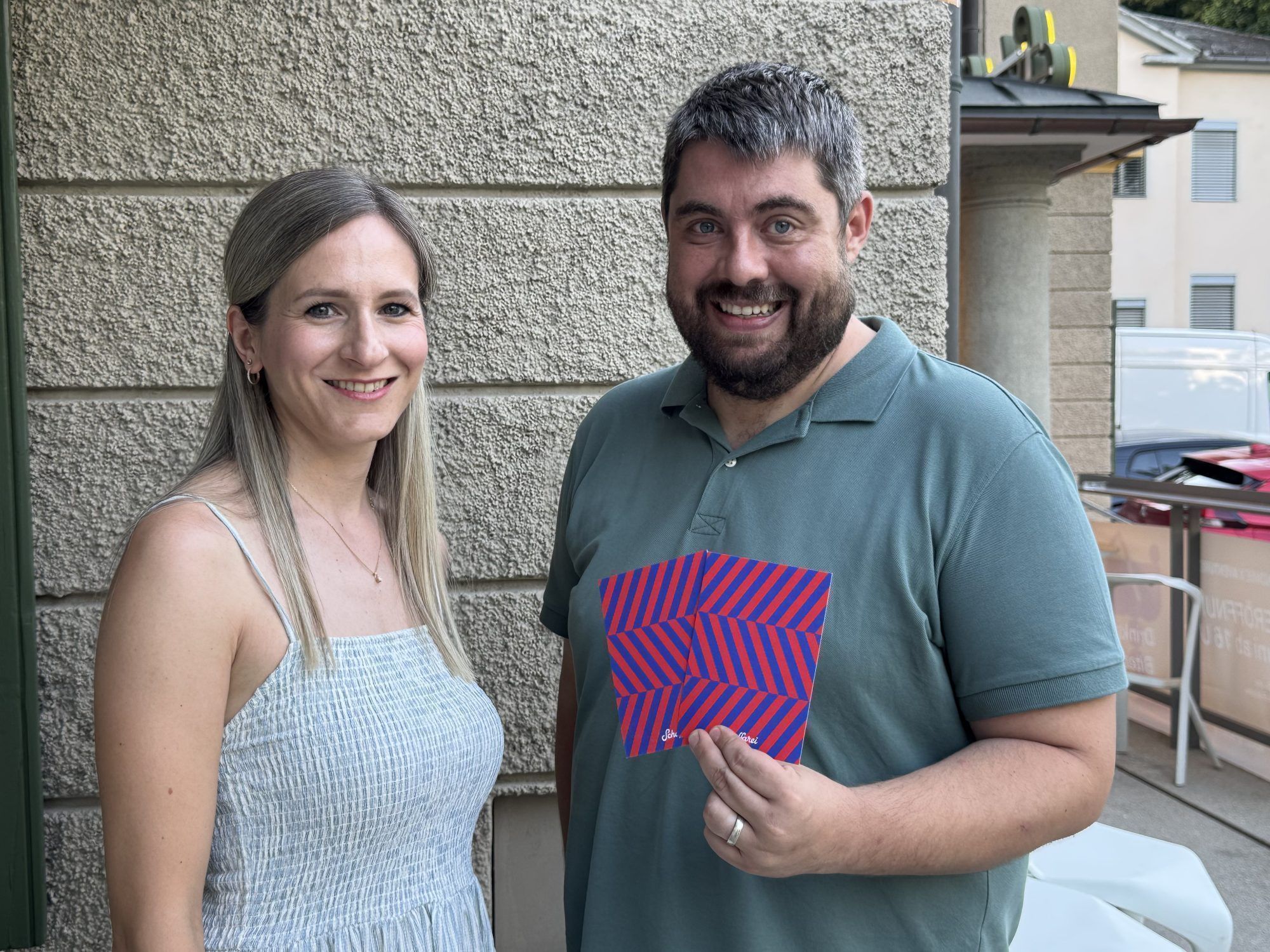 Perrine Getzner und Patrick Breuss diskutierten mit.